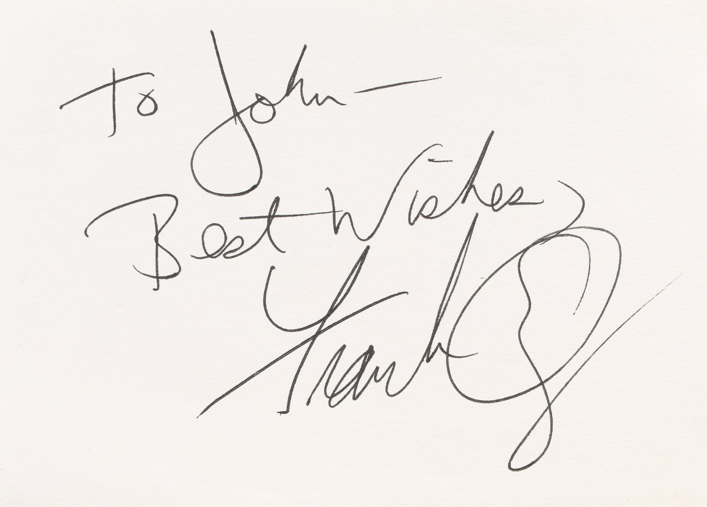 
                  
                    Frank Oz as Yoda in Star Wars: The Empire Strikes Back Signed 5x3.5 Index Card
                  
                