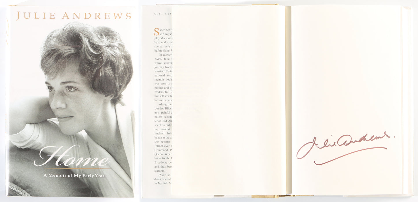 
                  
                    Home: A Memoir of My Early Years Hardcover Book Signed by The Sound of Music & Mary Poppins Actress / Author: Julie Andrews
                  
                