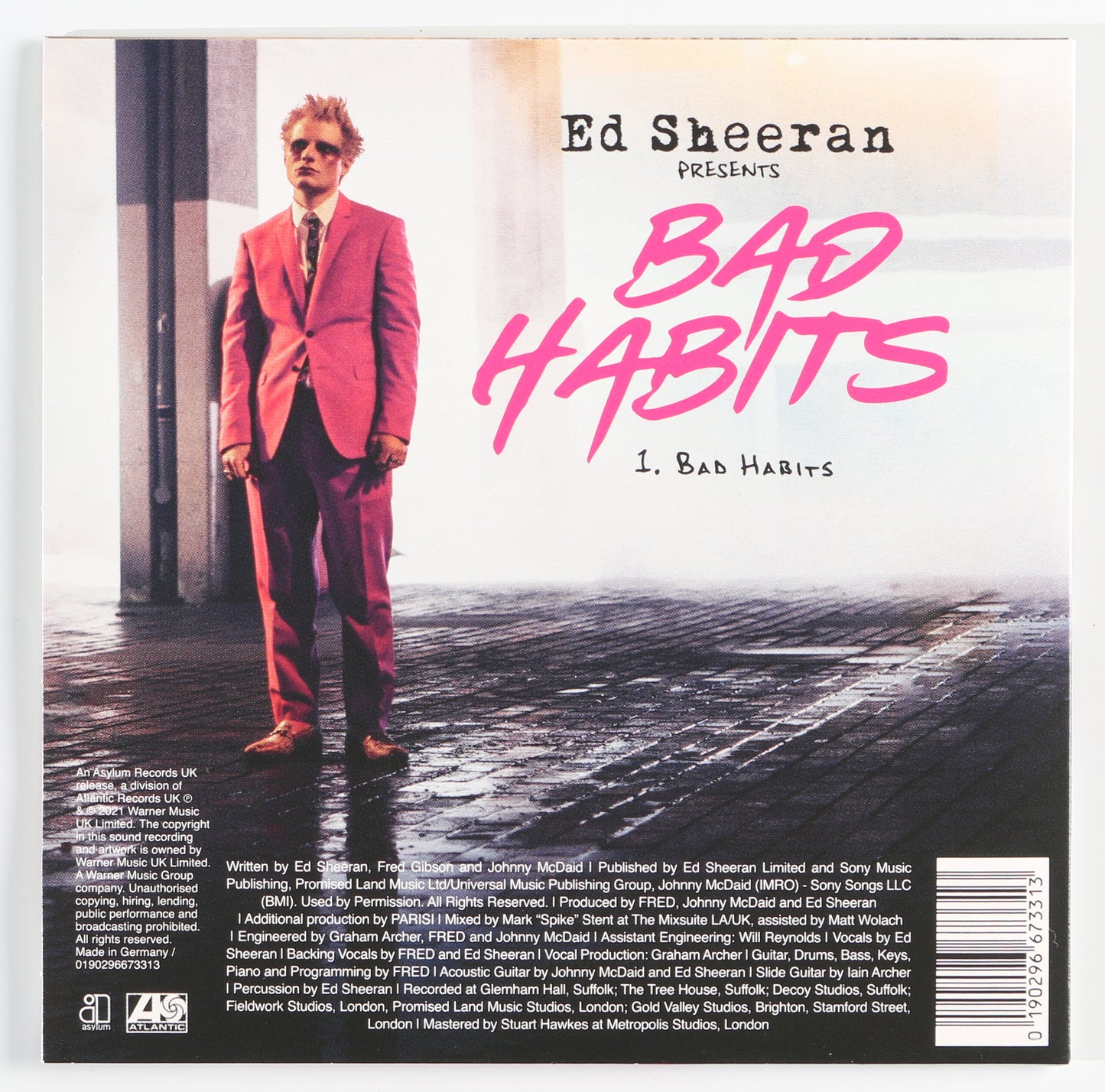 
                  
                    Ed Sheeran: Bad Habits CD Album Signed by Ed Sheeran
                  
                