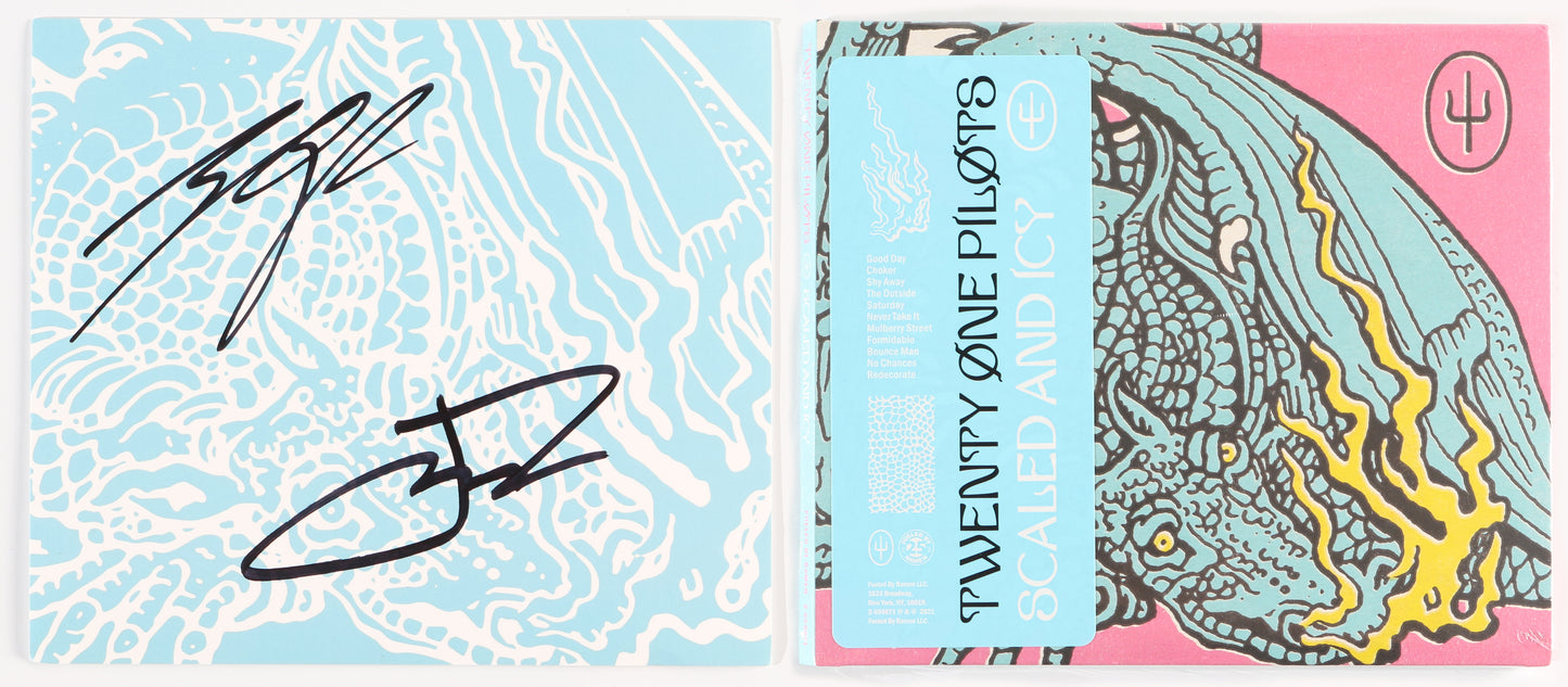 
                  
                    Twenty One Pilots: Scaled & Icy CD Album Signed by Tyler Joseph & Josh Dun
                  
                