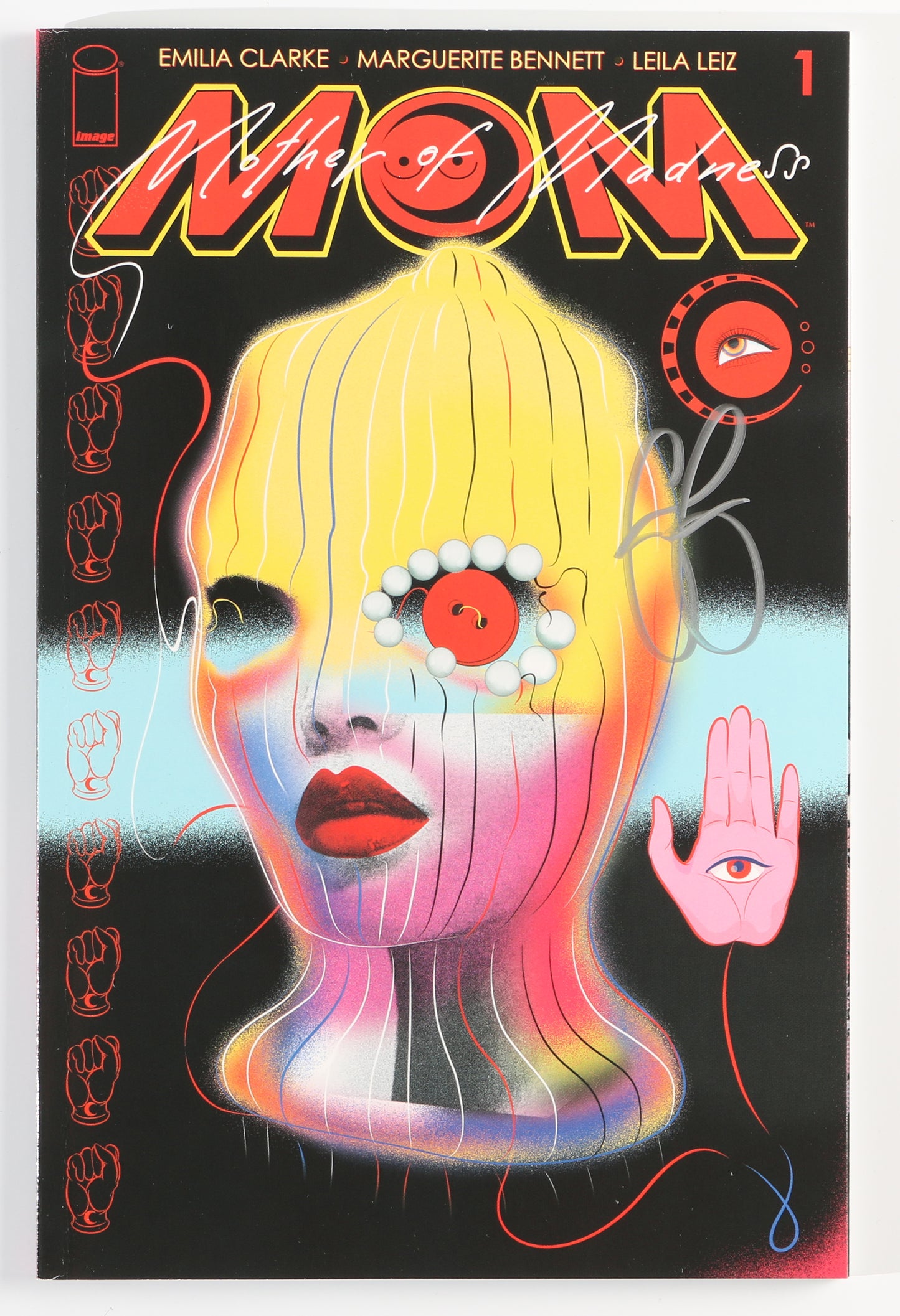 
                  
                    M.O.M.: Mother of Madness #1 Comic Book Signed by Creator: Emilia Clarke
                  
                