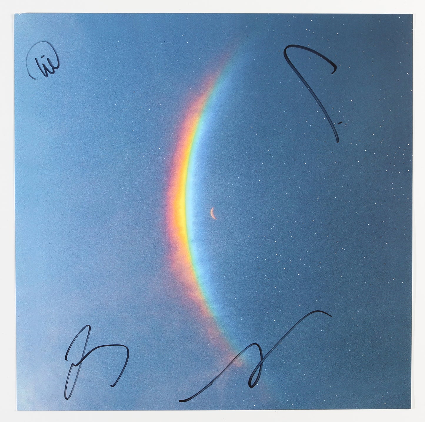 
                  
                    Coldplay: Moon Music LP 12" Vinyl Record Insert Signed by Jonny Buckland, Will Champion, Guy Berryman, & Chris Martin
                  
                