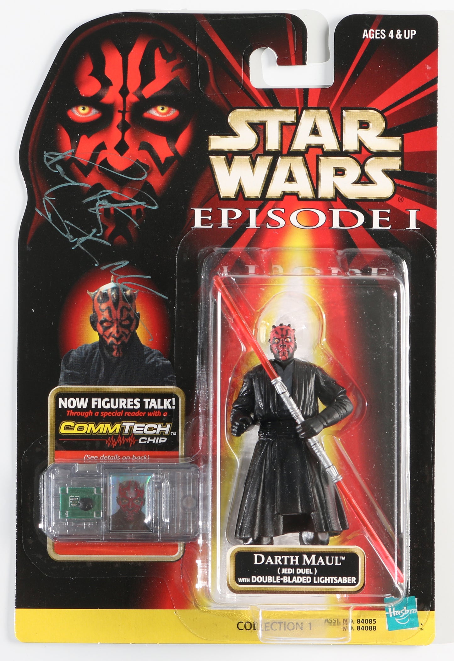 
                  
                    Ray Park as Darth Maul in Star Wars Episode I: The Phantom Menace Signed Hasbro Action Figure with Character Name
                  
                
