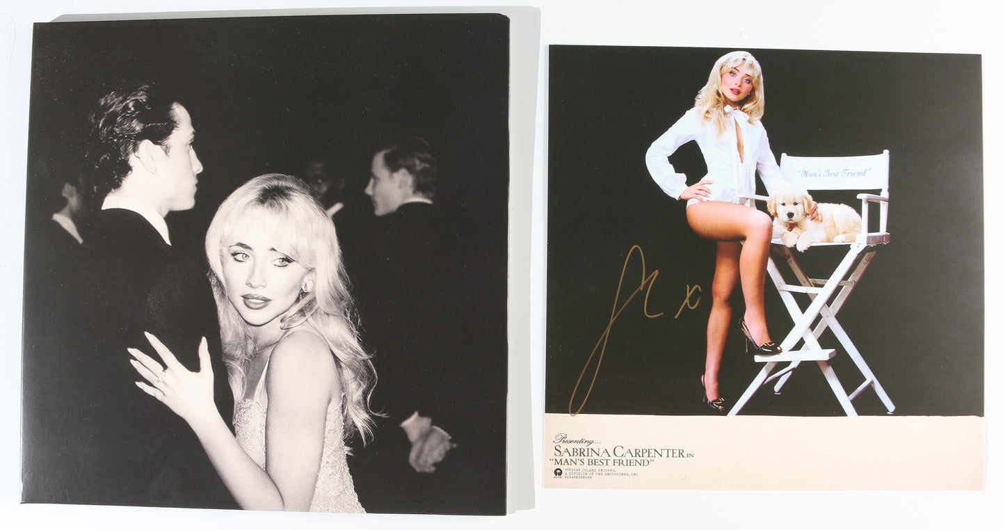 
                  
                    Sabrina Carpenter: Man's Best Friend 12" Vinyl Record with Insert Signed by Sabrina Carpenter
                  
                