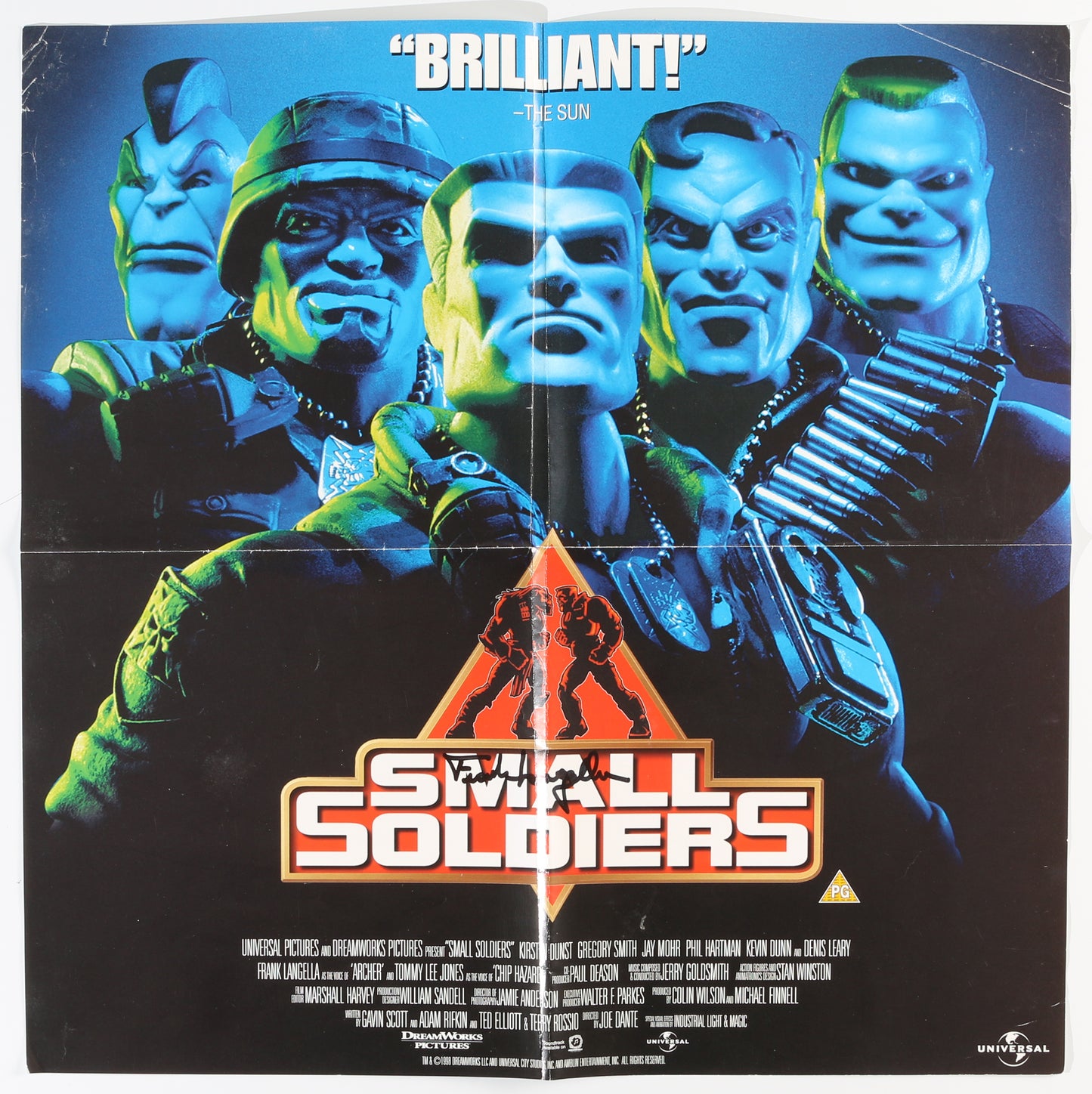 
                  
                    Frank Langella as Archer in Small Soldiers Signed 16.5x16.5 Mini Poster
                  
                