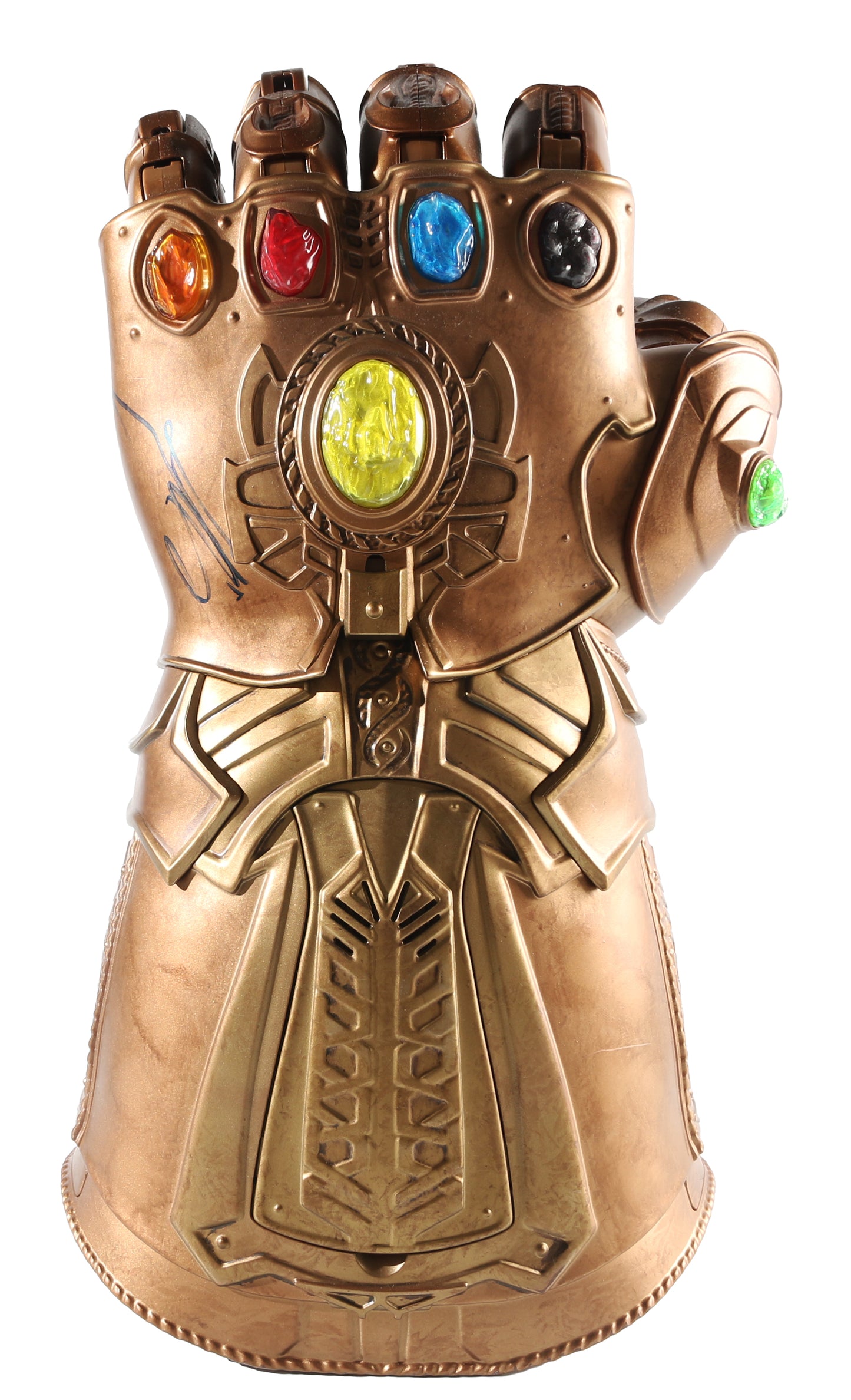 
                  
                    Josh Brolin as Thanos in Avengers: Infinity War / Endgame Signed Hasbro Marvel Legends Prop Replica Infinity Gauntlet
                  
                