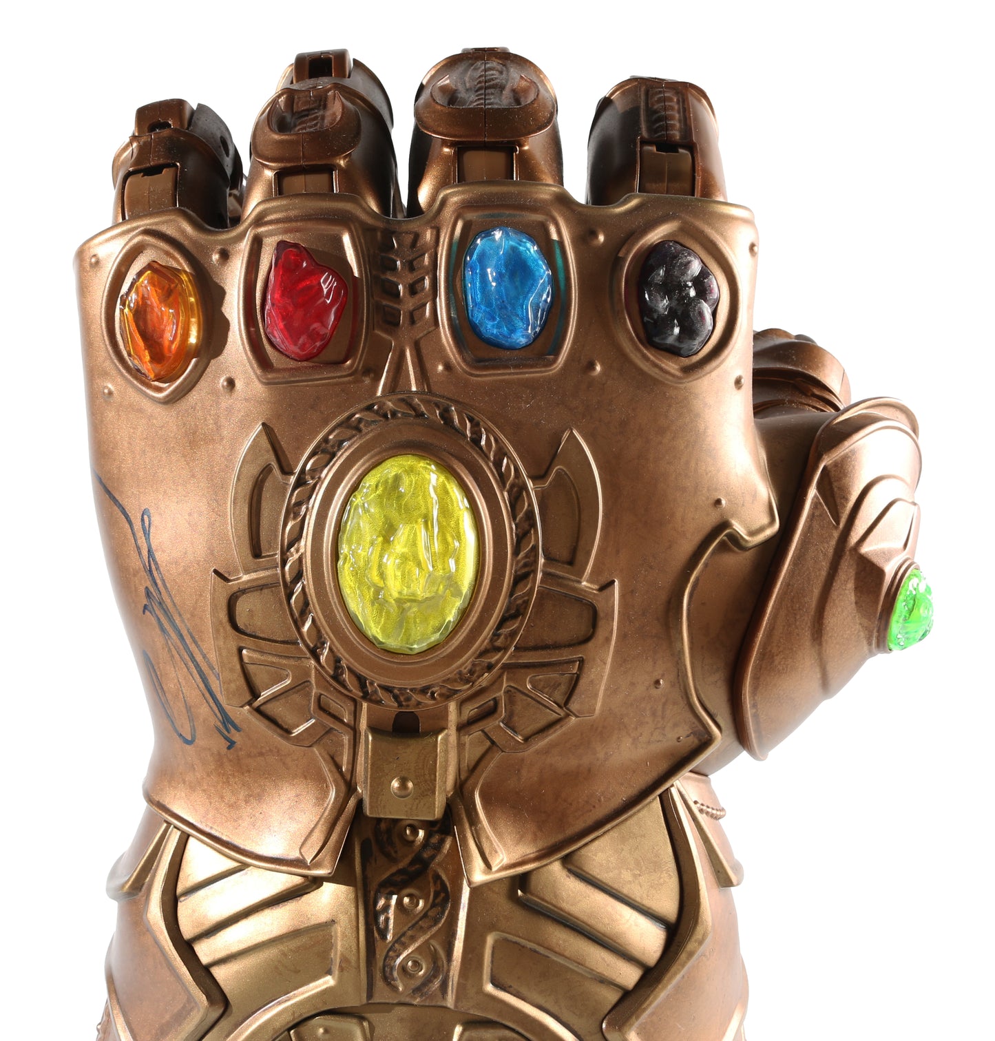 
                  
                    Josh Brolin as Thanos in Avengers: Infinity War / Endgame Signed Hasbro Marvel Legends Prop Replica Infinity Gauntlet
                  
                
