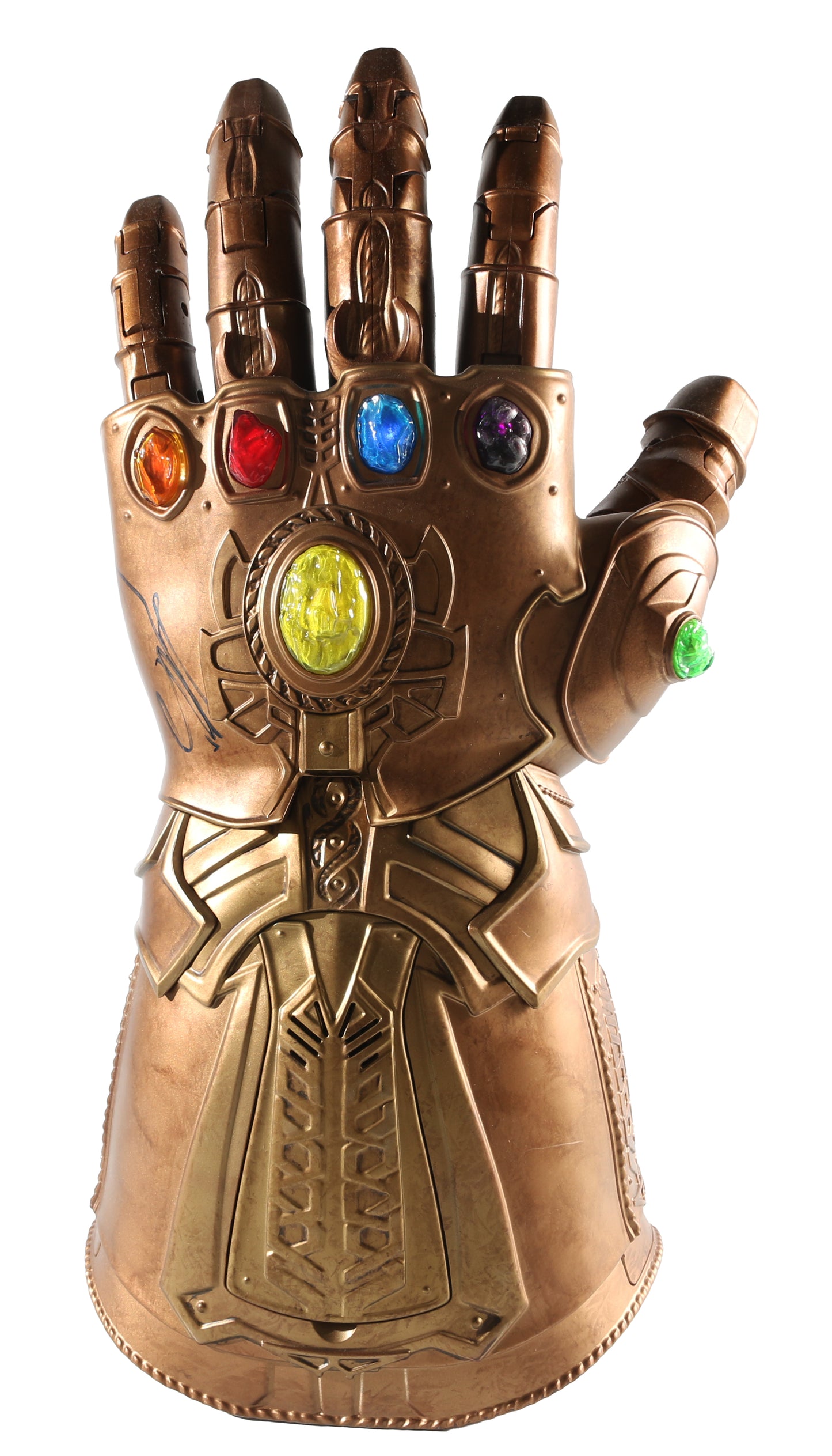 
                  
                    Josh Brolin as Thanos in Avengers: Infinity War / Endgame Signed Hasbro Marvel Legends Prop Replica Infinity Gauntlet
                  
                