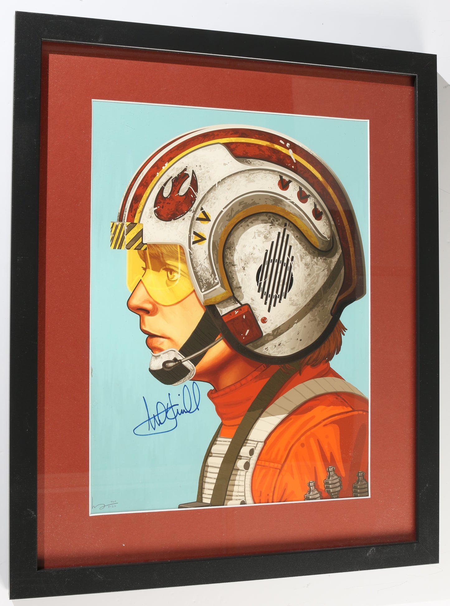 
                  
                    Mark Hamill as Luke Skywalker in Star Wars: The Empire Strikes Back Framed Signed 12x16 Art Print #704/2120
                  
                