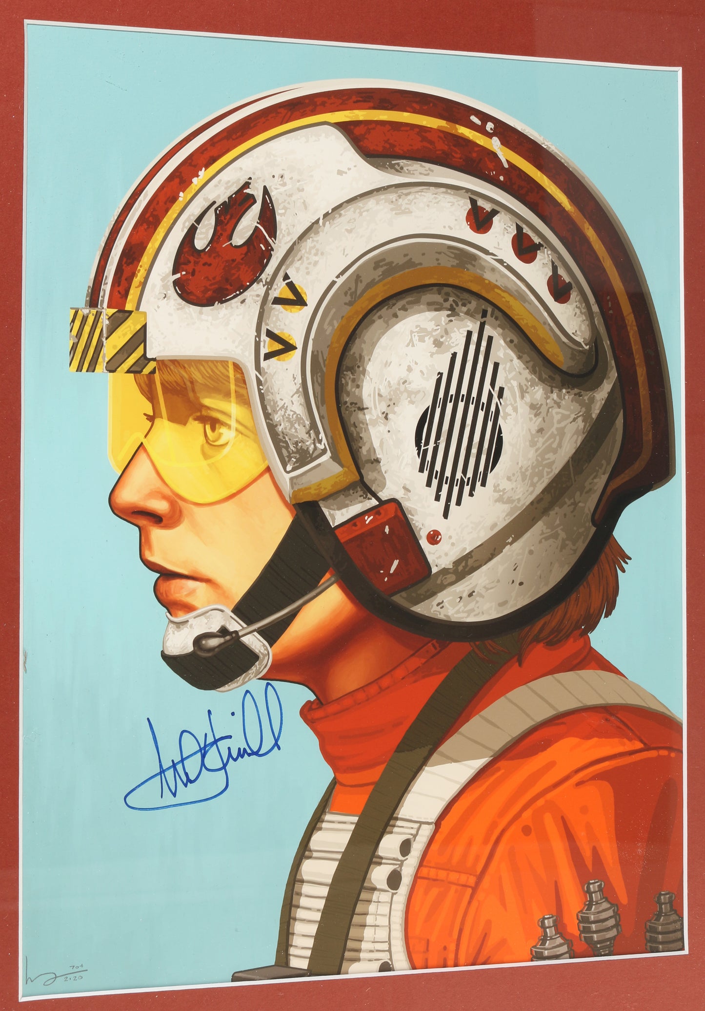 
                  
                    Mark Hamill as Luke Skywalker in Star Wars: The Empire Strikes Back Framed Signed 12x16 Art Print #704/2120
                  
                