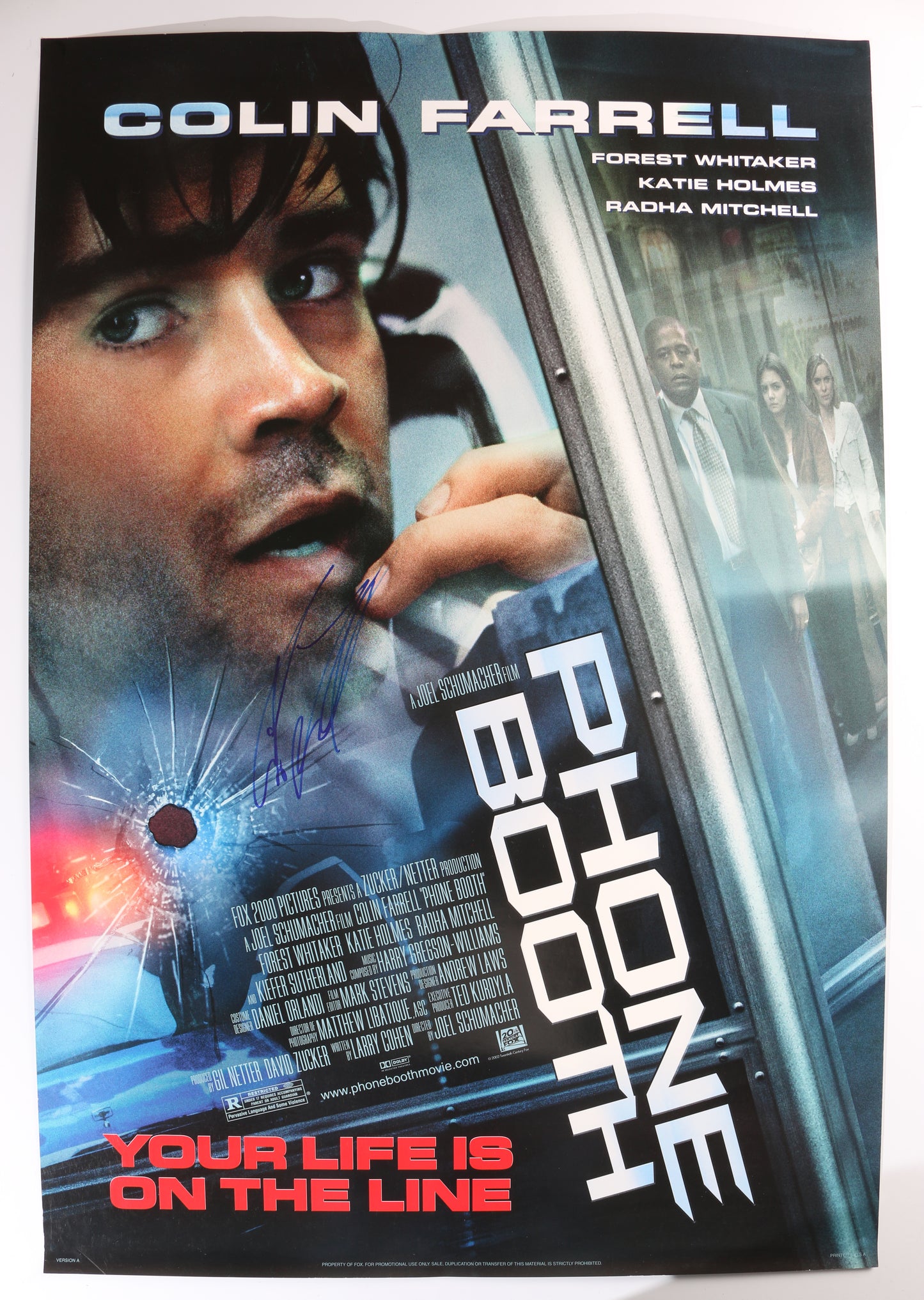 
                  
                    Colin Farrell as Stu Shepard in Phone Booth Signed 27x40 Poster
                  
                