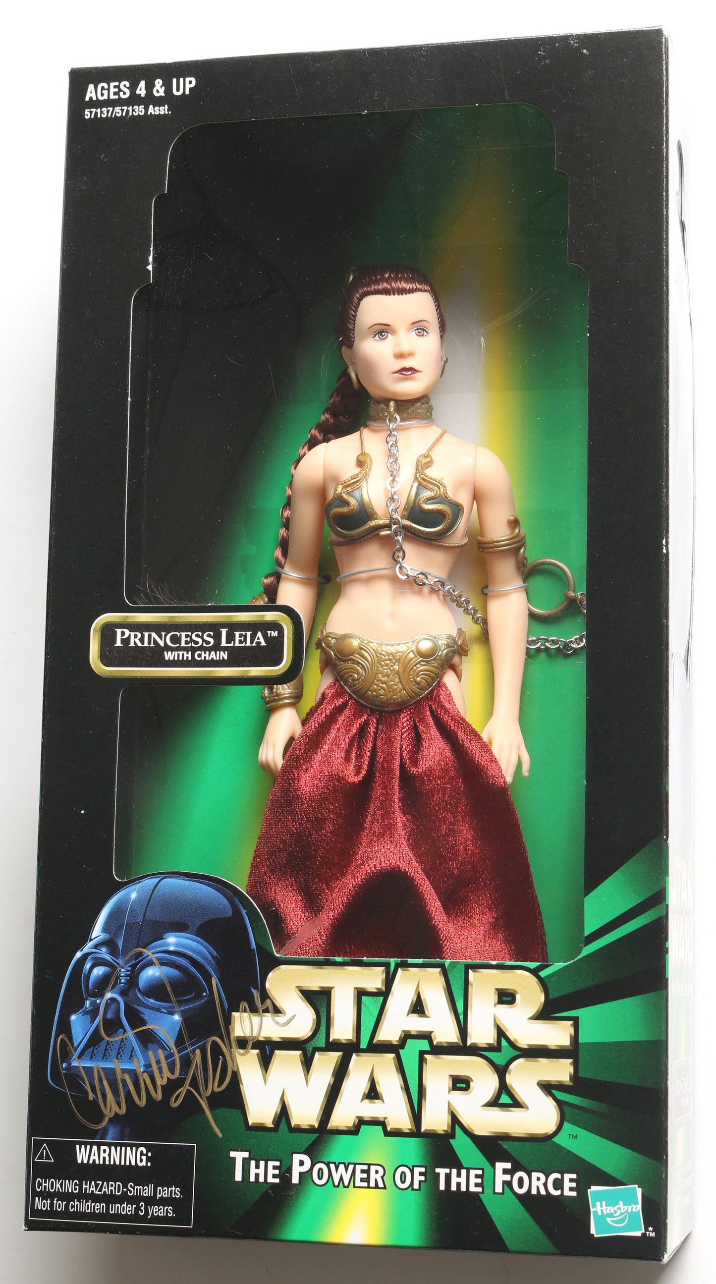 
                  
                    Carrie Fisher as Slave Princess Leia Star Wars: The Power of The Force Signed Hasbro Doll
                  
                