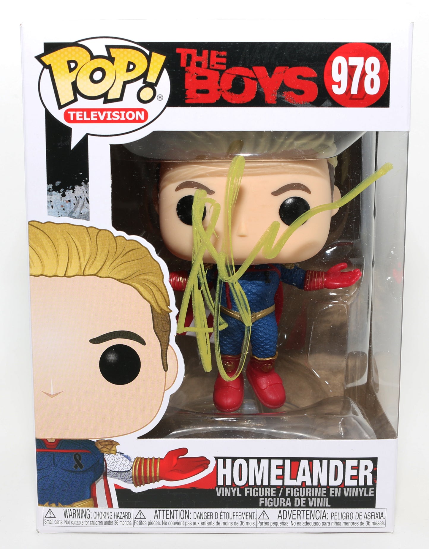 
                  
                    Antony Starr as Homelander in The Boys (JSA) Signed Funko POP! #978
                  
                