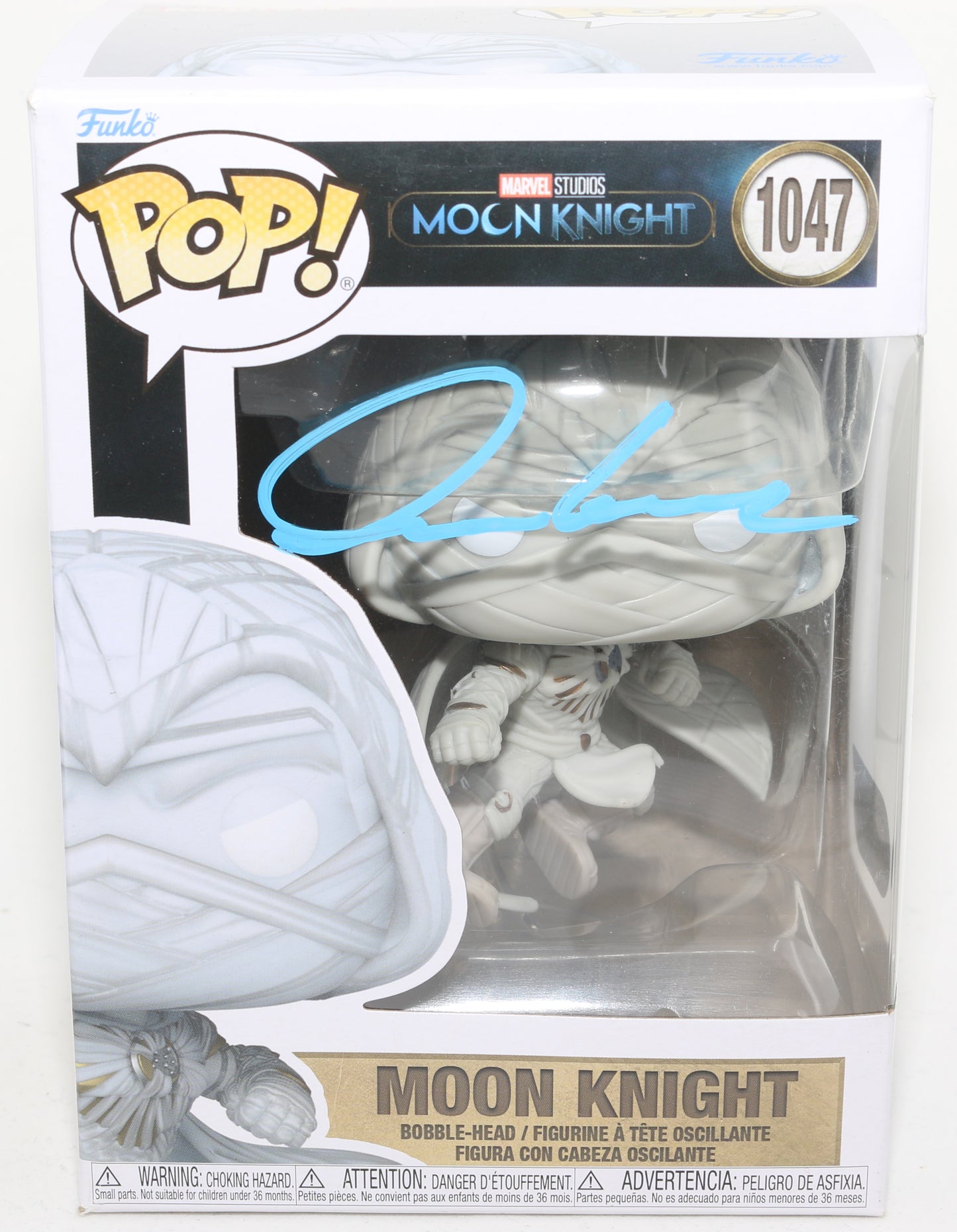 
                  
                    Oscar Isaac as Moon Knight in Moon Knight (SWAU) Signed Funko POP! #1047
                  
                