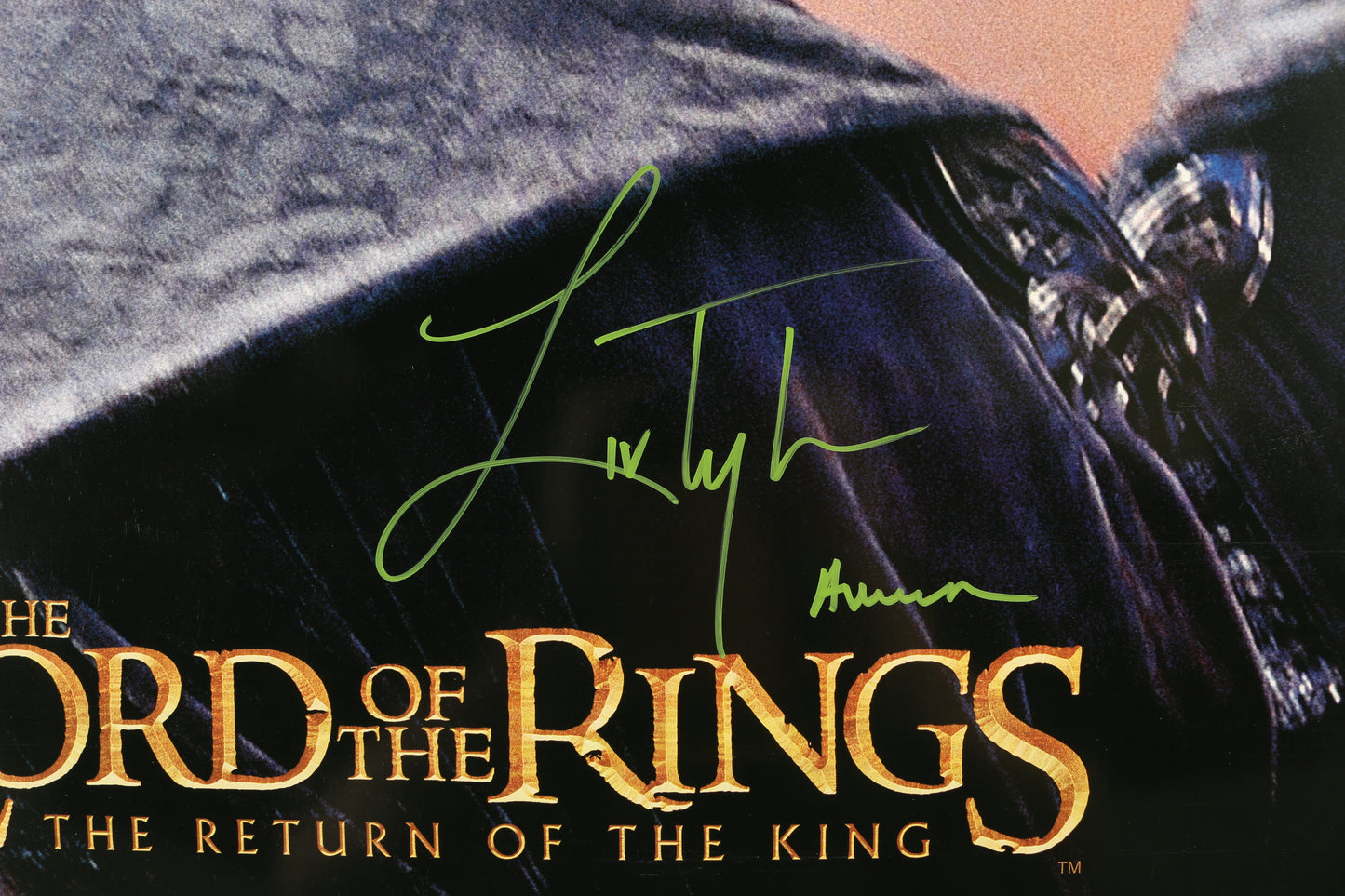
                  
                    Liv Tyler as Arwen in The Lord of the Rings: Return of the King Signed 26.5x39.5 Poster with Character Name
                  
                