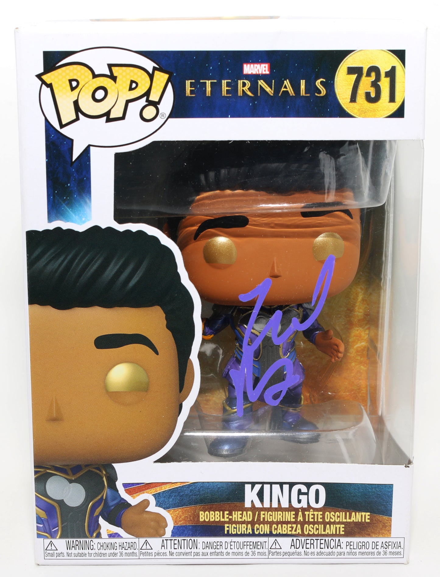 
                  
                    Kumail Nanjiani as Kingo in The Eternals Signed Funko POP! #731
                  
                