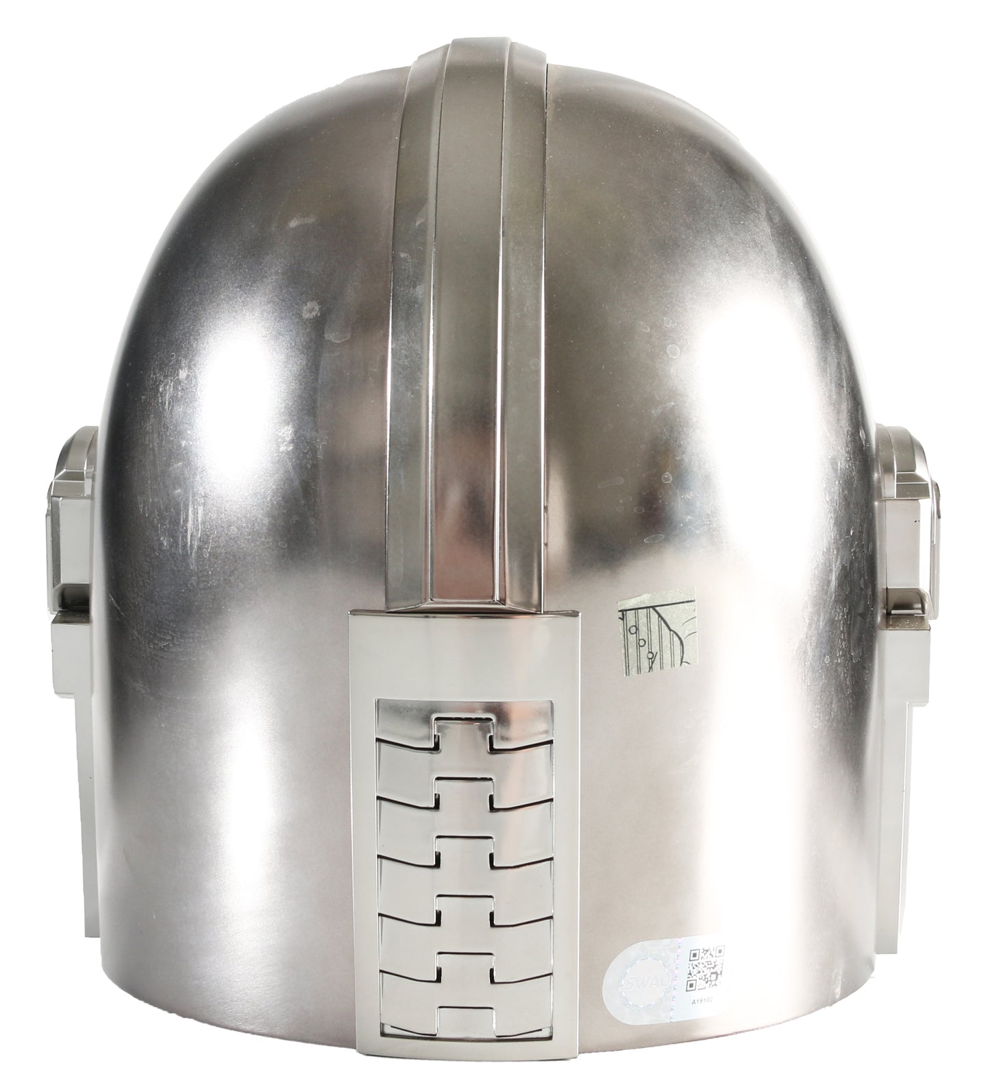 
                  
                    Brendan Wayne as The Mandalorian, Lateef Crowder as The Brawler, & Bryce Dallas Howard Director of Star Wars: The Mandalorian (SWAU) Signed Hasbro Black Series Prop Replica Helmet with Character Names
                  
                