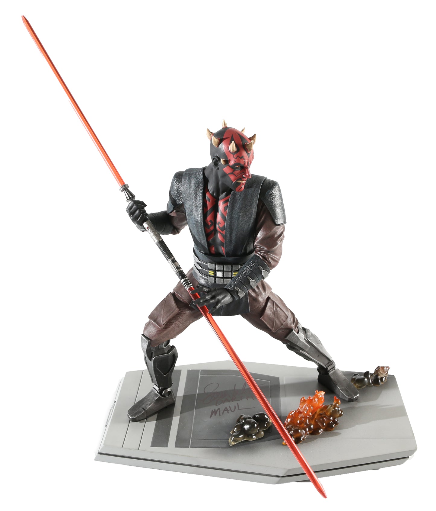 
                  
                    Ray Park as Darth Maul in Star Wars Episode I: The Phantom Menace Signed Gentle Giants 1:6 Scale Statue with Character Name
                  
                
