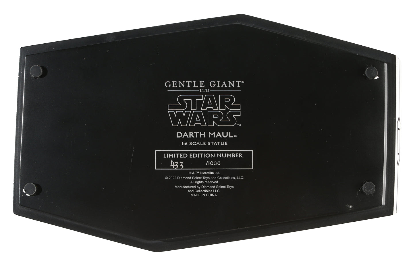 
                  
                    Ray Park as Darth Maul in Star Wars Episode I: The Phantom Menace Signed Gentle Giants 1:6 Scale Statue with Character Name
                  
                