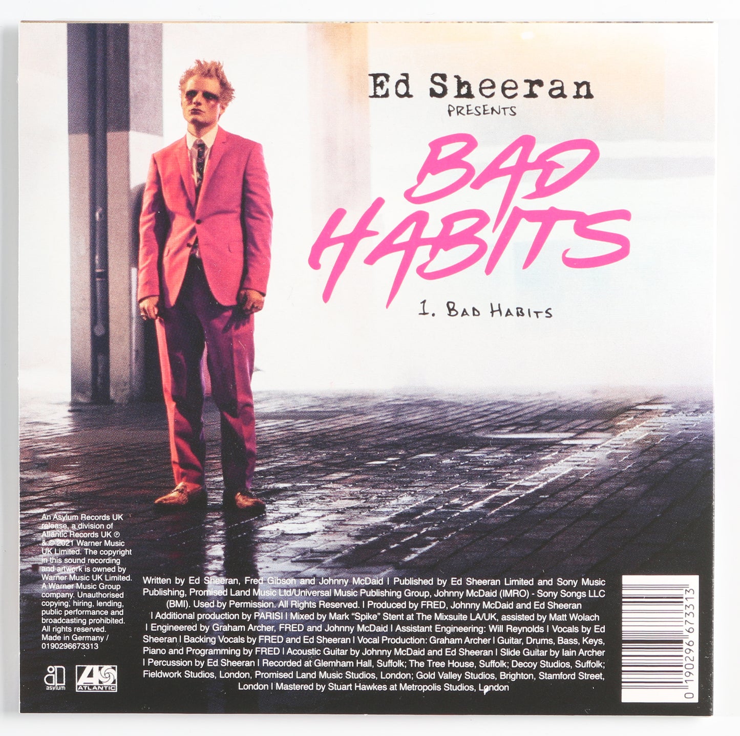 
                  
                    Ed Sheeran: Bad Habits CD Album Signed by Ed Sheeran
                  
                