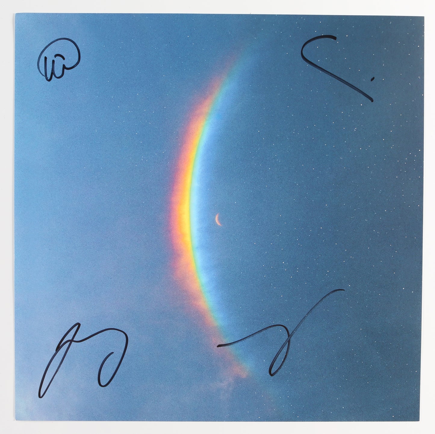 
                  
                    Coldplay: Moon Music LP 12" Vinyl Record Insert Signed by Jonny Buckland, Will Champion, Guy Berryman, & Chris Martin
                  
                