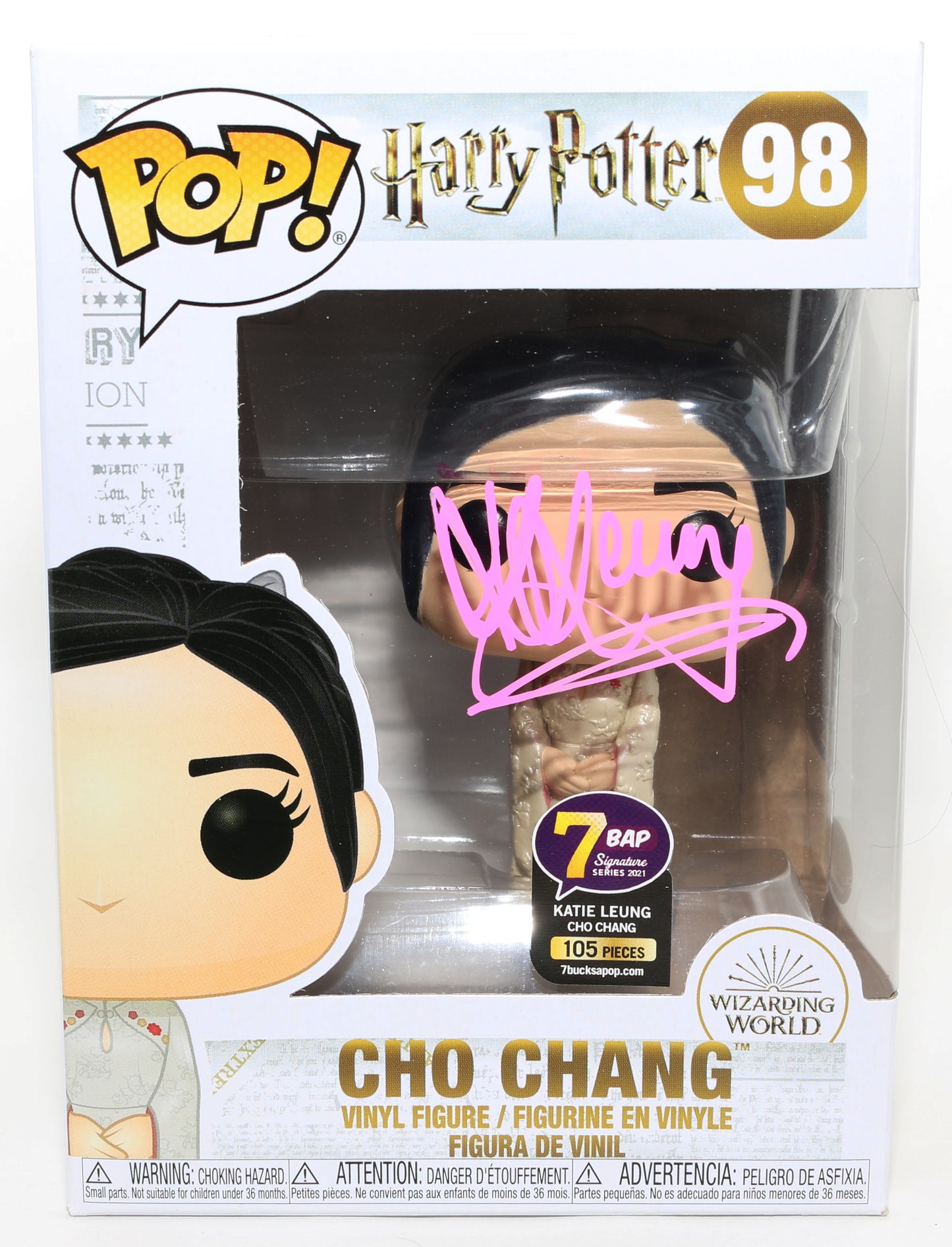 
                  
                    Katie Leung as Cho Chang in Harry Potter and the Goblet of Fire 7BAP Exclusive (JSA) Signed Funko POP! #98
                  
                