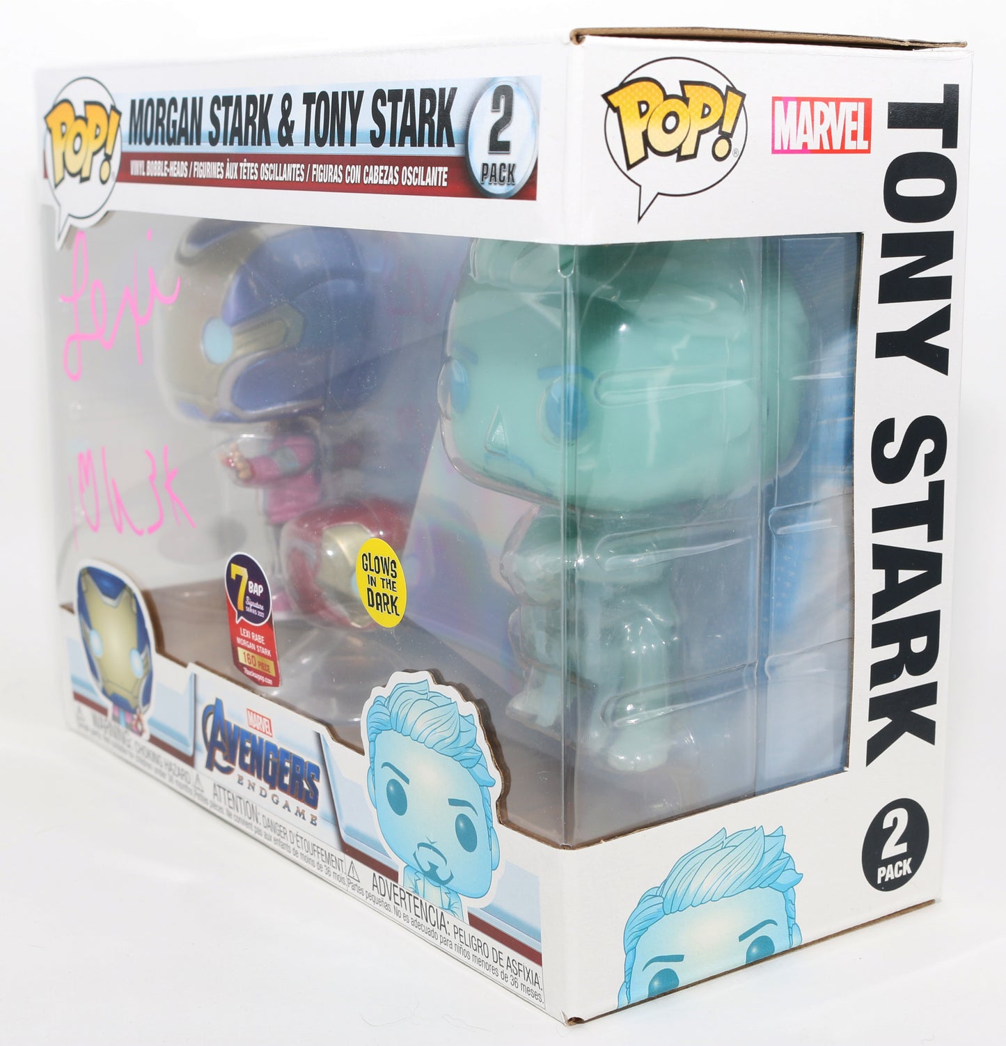 
                  
                    Lexi Rabe as Morgan Stark in Avengers: Endgame 7BAP Signature Series Exclusive (JSA) Signed Funko POP! 2 Pack with Quote
                  
                