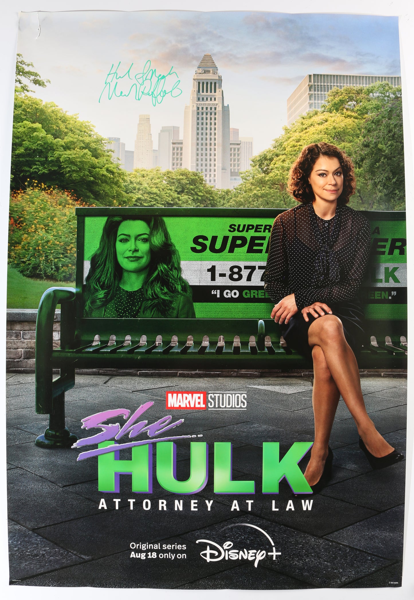 
                  
                    Mark Ruffalo as Hulk in She-Hulk: Attorney at Law Signed 27x40 Poster
                  
                