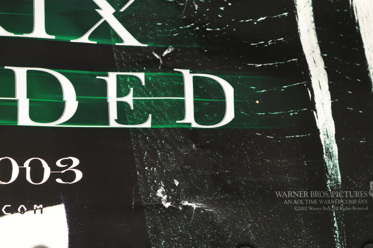 
                  
                    Laurence Fishburne as Morpheus in The Matrix: Reloaded Signed 27x40 Poster
                  
                
