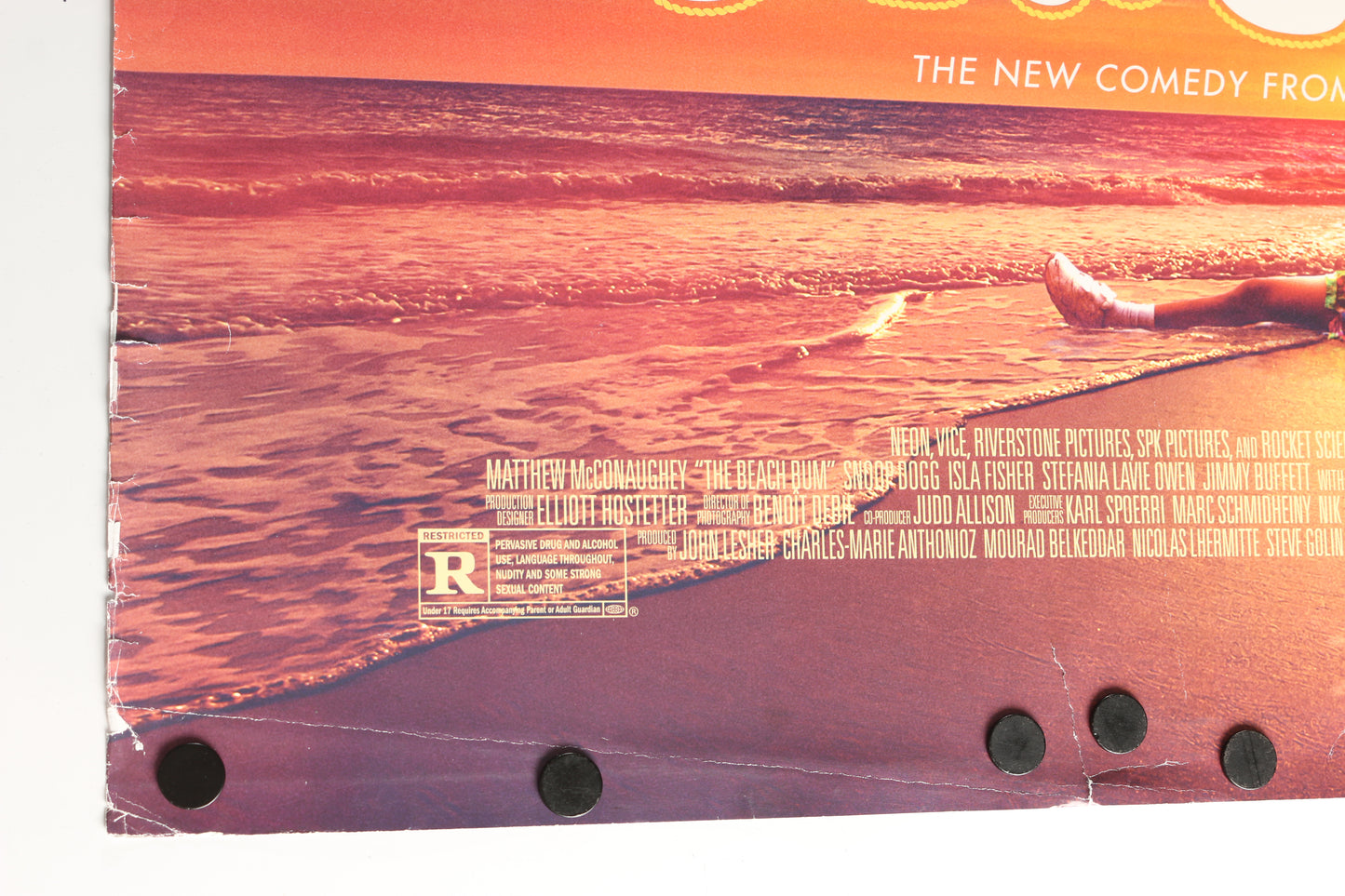 
                  
                    Director Harmony Korine, Zac Efron as Flicker, & Snoop Dogg as Lingerie in The Beach Bum (SWAU) Signed 27x40 Poster
                  
                