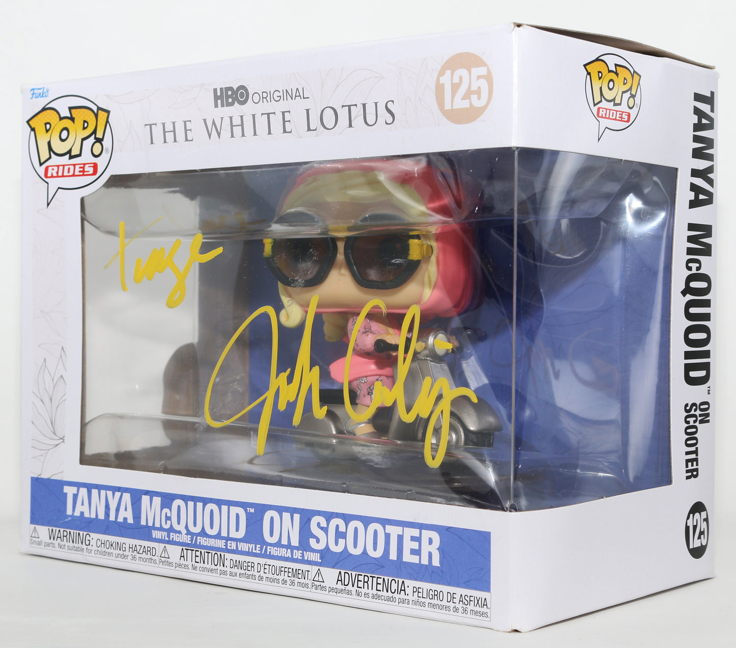 
                  
                    Jennifer Coolidge as Tanya McQuoid in The White Lotus Signed Oversized Funko POP! #125 with Character Name
                  
                