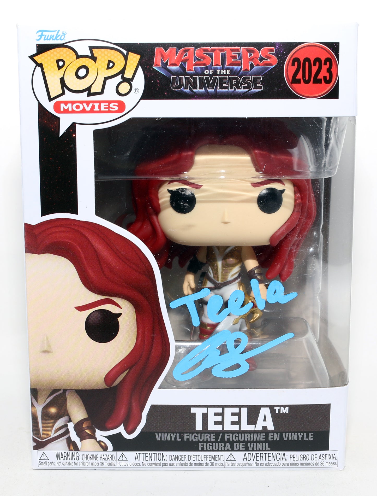 
                  
                    Camila Mendes as Teela in Masters of the Universe Signed Funko POP! #2023 with Character Name
                  
                