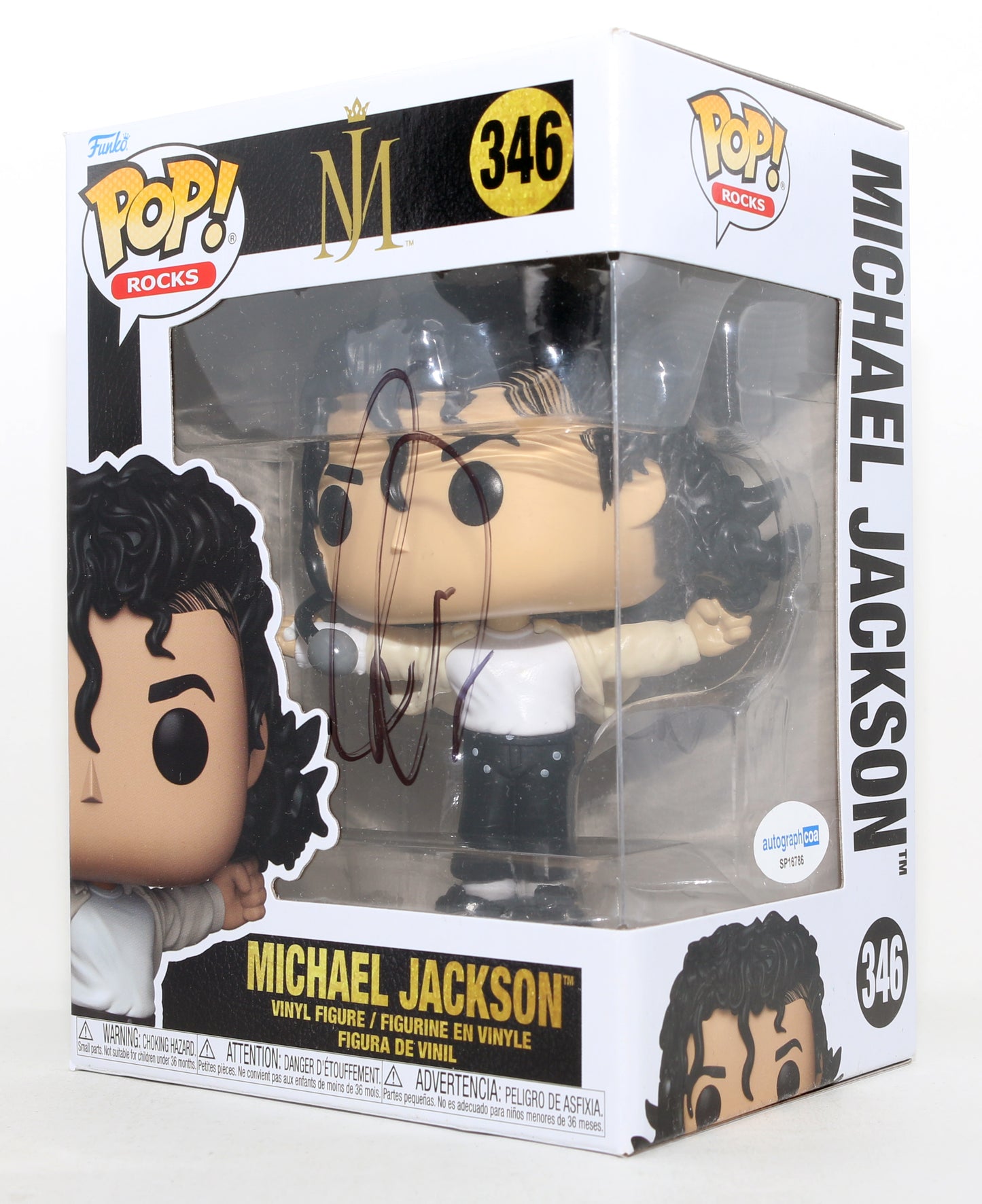 
                  
                    Jaafar Jackson as Michael Jackson in Michael Signed Funko POP! #346
                  
                