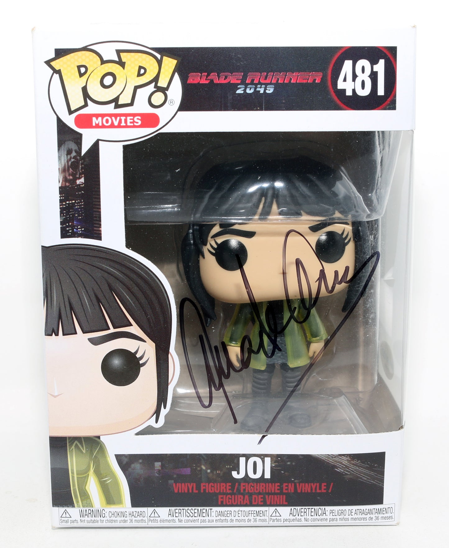 
                  
                    Ana De Armas as Joi in Blade Runner 2049 Signed Funko POP! #481
                  
                