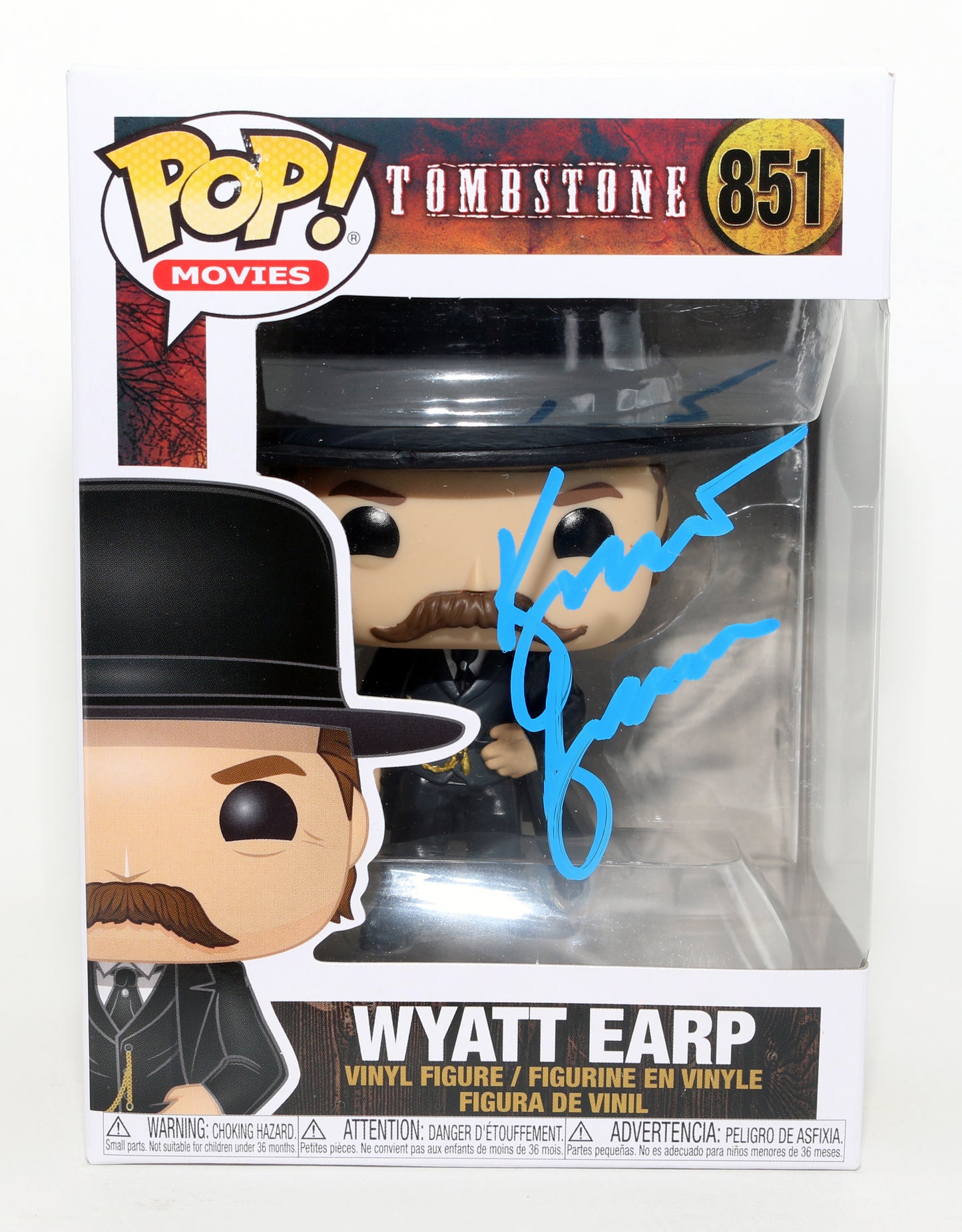 
                  
                    Kurt Russell as Wyatt Earp in Tombstone Signed Funko POP! #851
                  
                