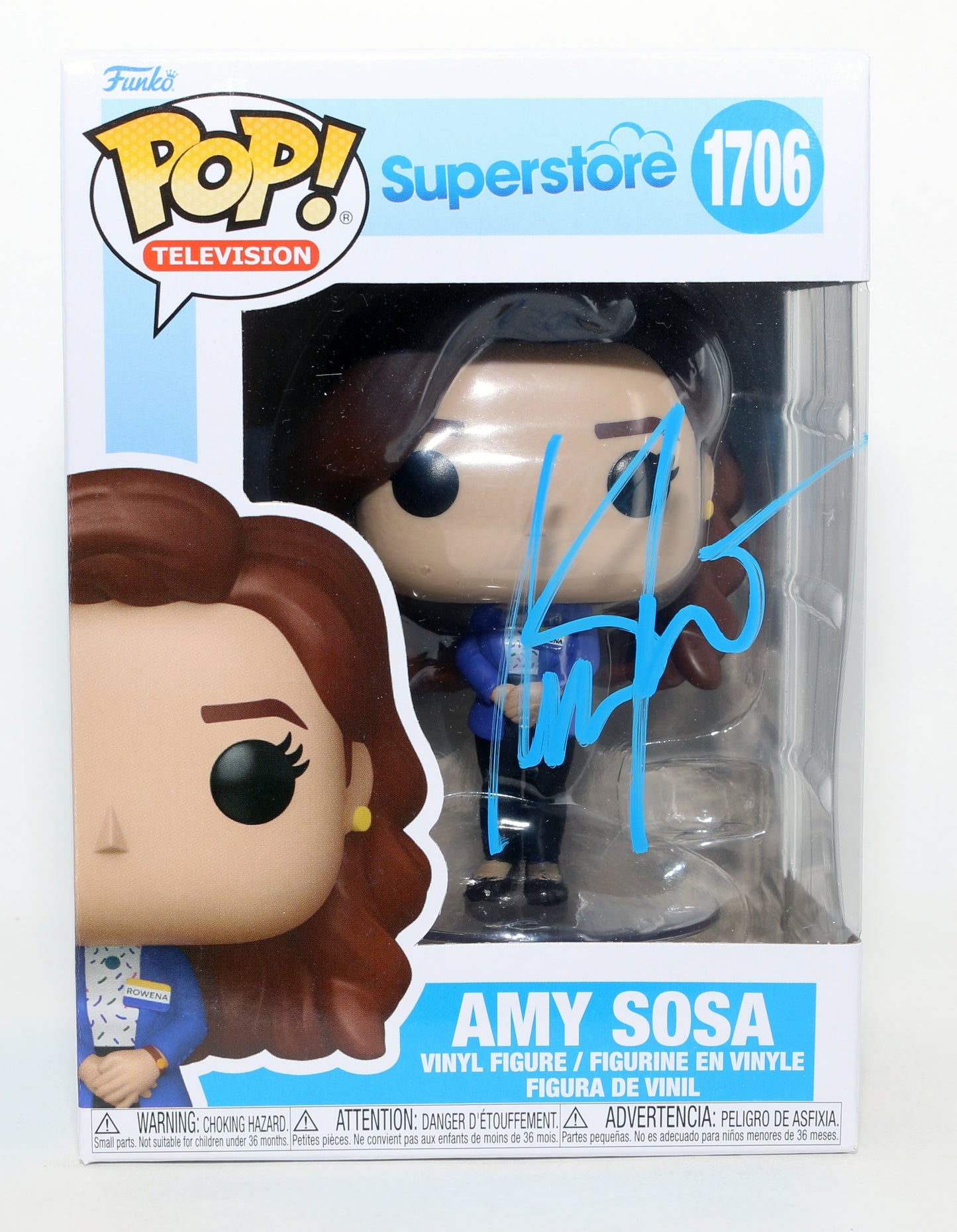 
                  
                    America Ferrera as Amy Sosa in Superstore Signed Funko POP! #1706
                  
                
