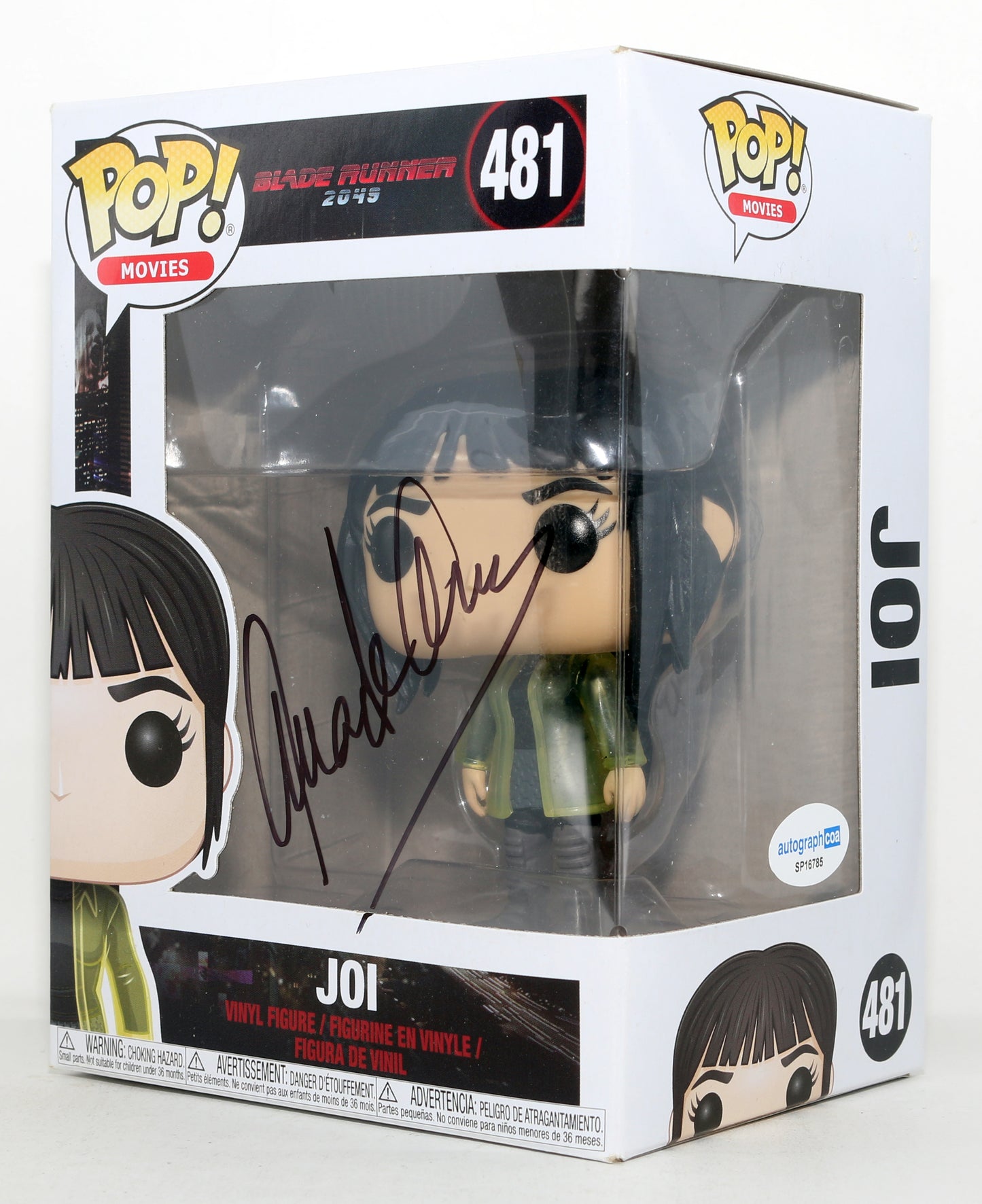 
                  
                    Ana De Armas as Joi in Blade Runner 2049 Signed Funko POP! #481
                  
                
