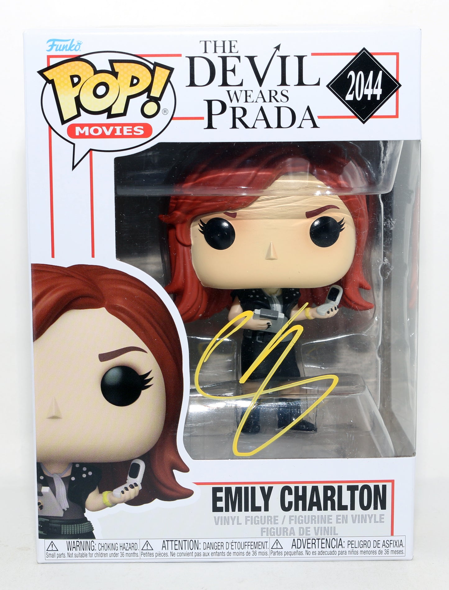 
                  
                    Emily Blunt as Emily Charlton in The Devil Wears Prada Signed Funko POP! #2044
                  
                