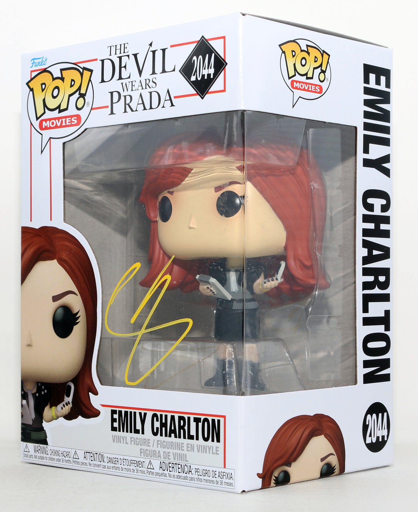 
                  
                    Emily Blunt as Emily Charlton in The Devil Wears Prada Signed Funko POP! #2044
                  
                