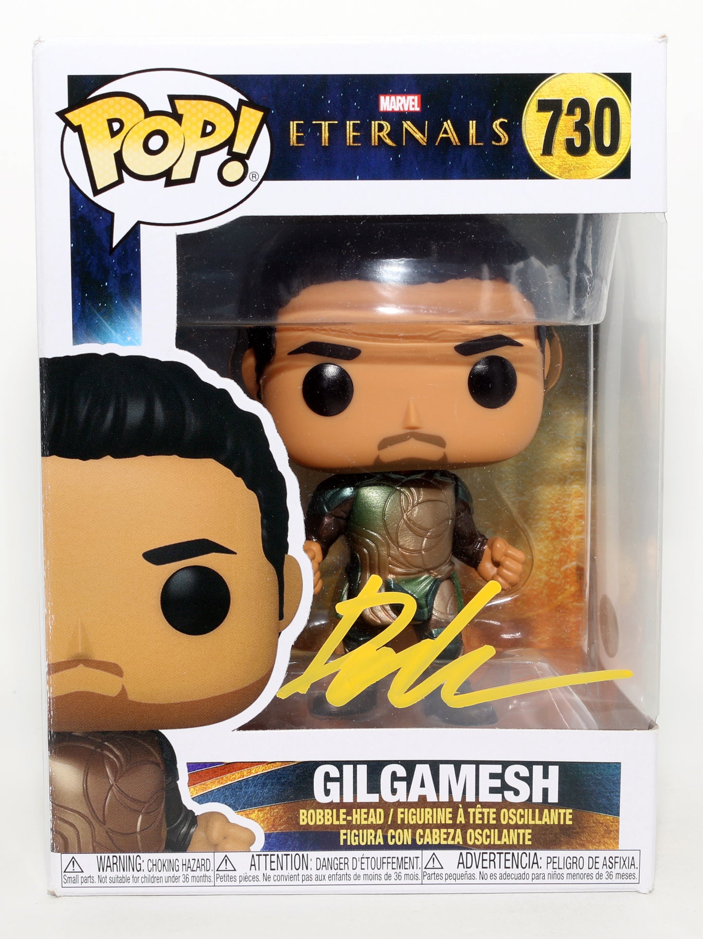 
                  
                    Don Lee as Gilgamesh in Eternals (JSA) Signed Funko POP! #730
                  
                