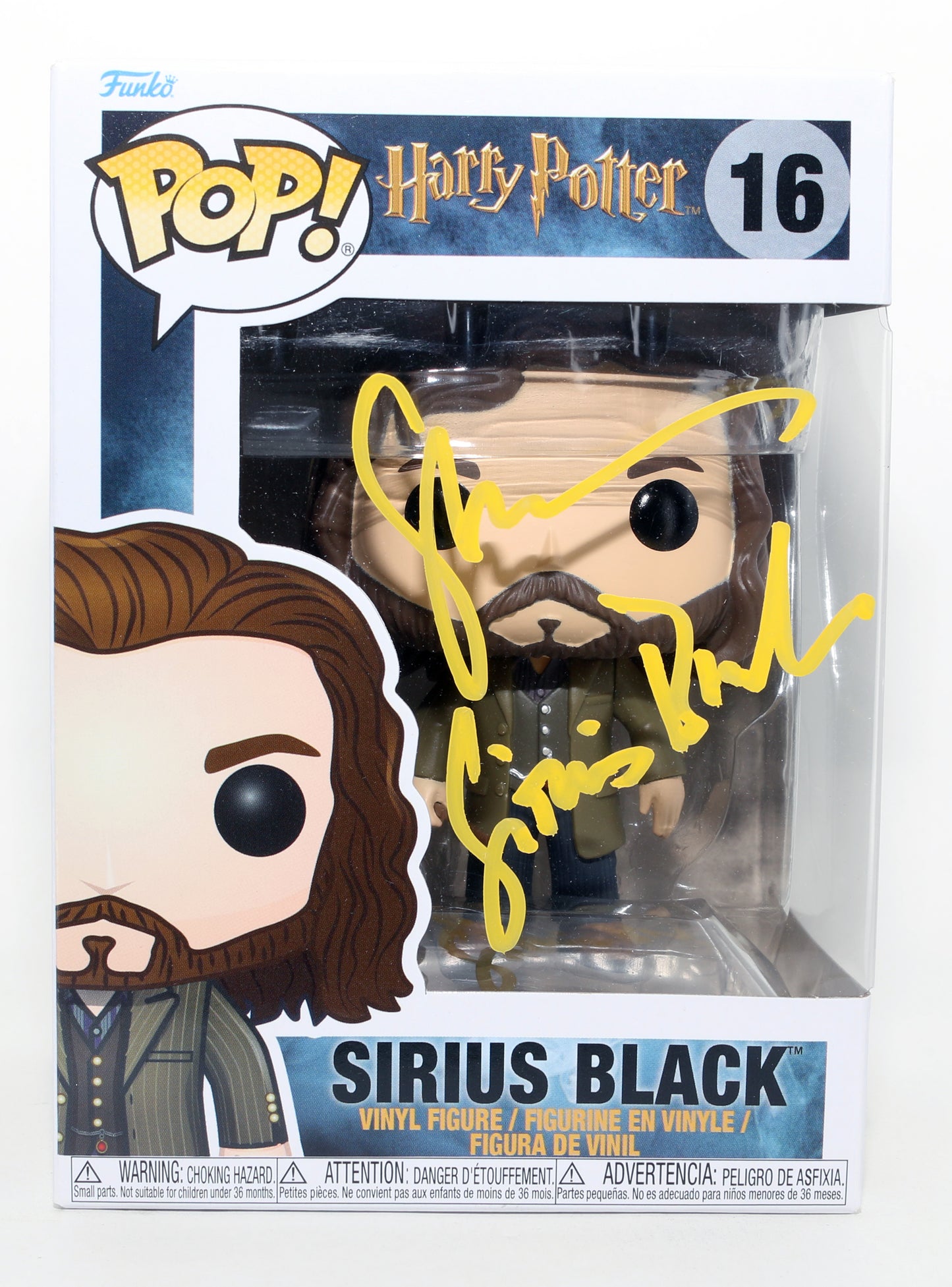 
                  
                    Gary Oldman as Sirius Black in Harry Potter & the Order of the Phoenix Signed Funko POP! #16 with Character Name
                  
                