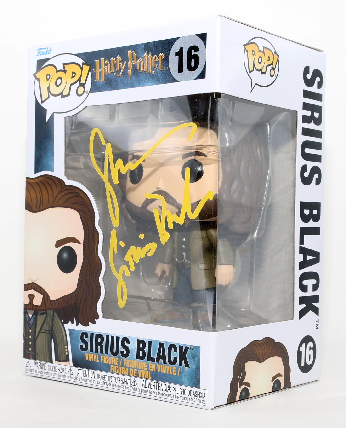 
                  
                    Gary Oldman as Sirius Black in Harry Potter & the Order of the Phoenix Signed Funko POP! #16 with Character Name
                  
                