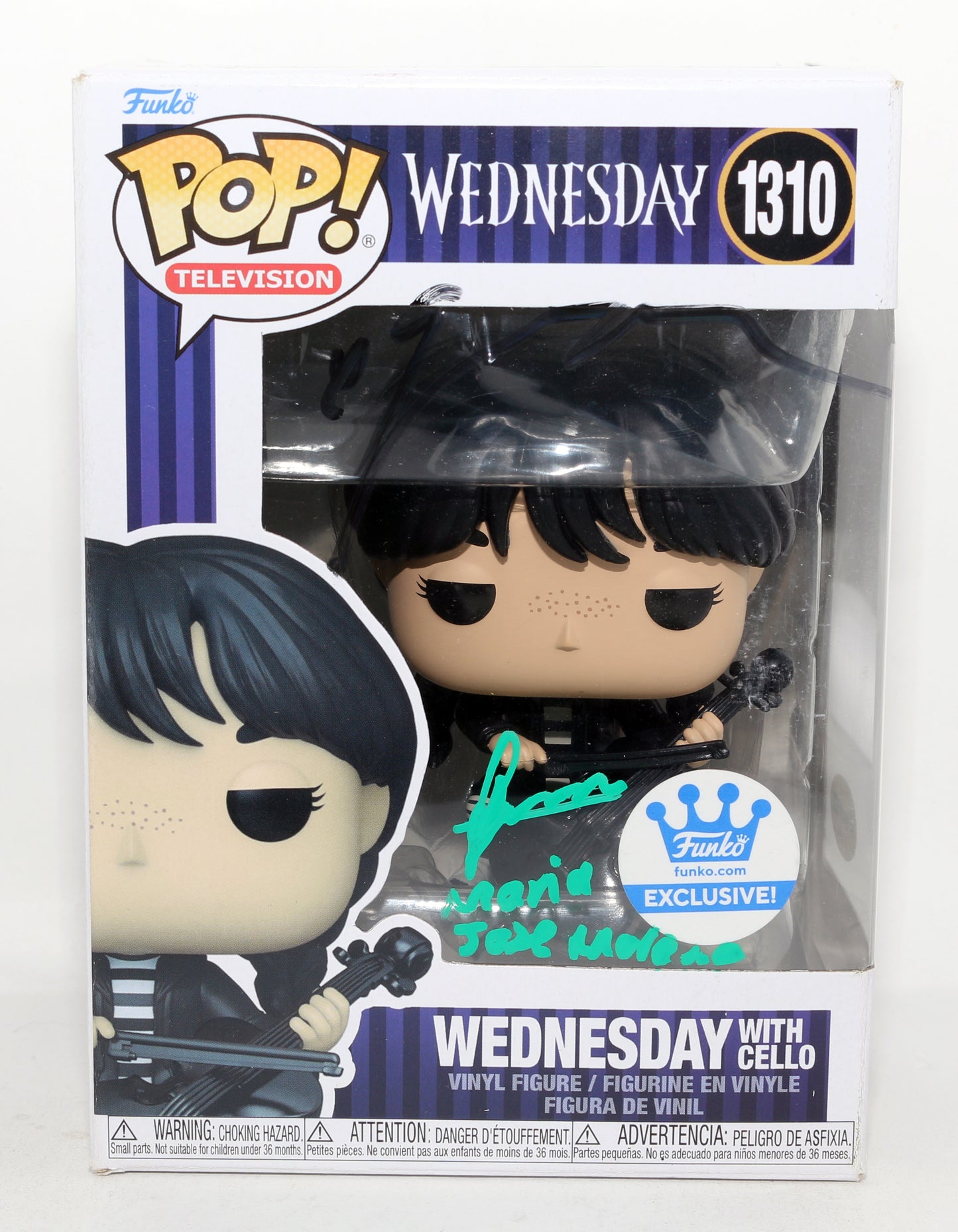 
                  
                    Jenna Ortega & María José Moreno as Wednesday Addams in Wednesday Funko Store Exclusive Signed Funko POP! #1310
                  
                
