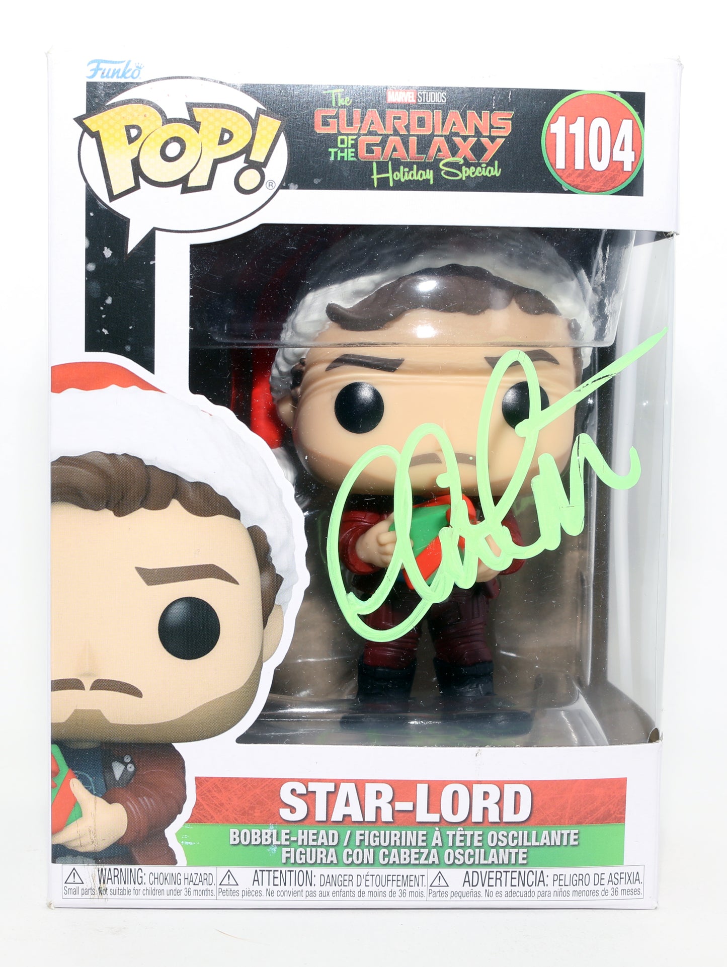 
                  
                    Chris Pratt as Peter Quill / Star-Lord in Guardians of the Galaxy Signed Funko POP! #1104
                  
                