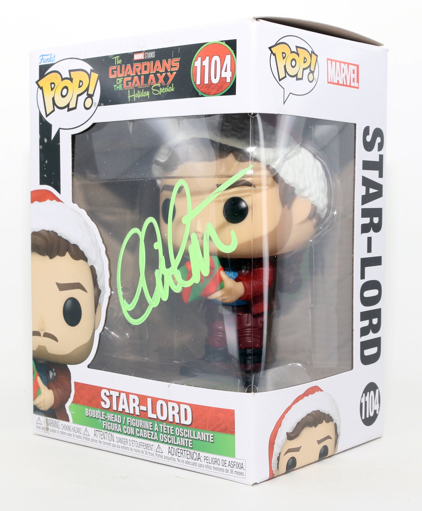 
                  
                    Chris Pratt as Peter Quill / Star-Lord in Guardians of the Galaxy Signed Funko POP! #1104
                  
                