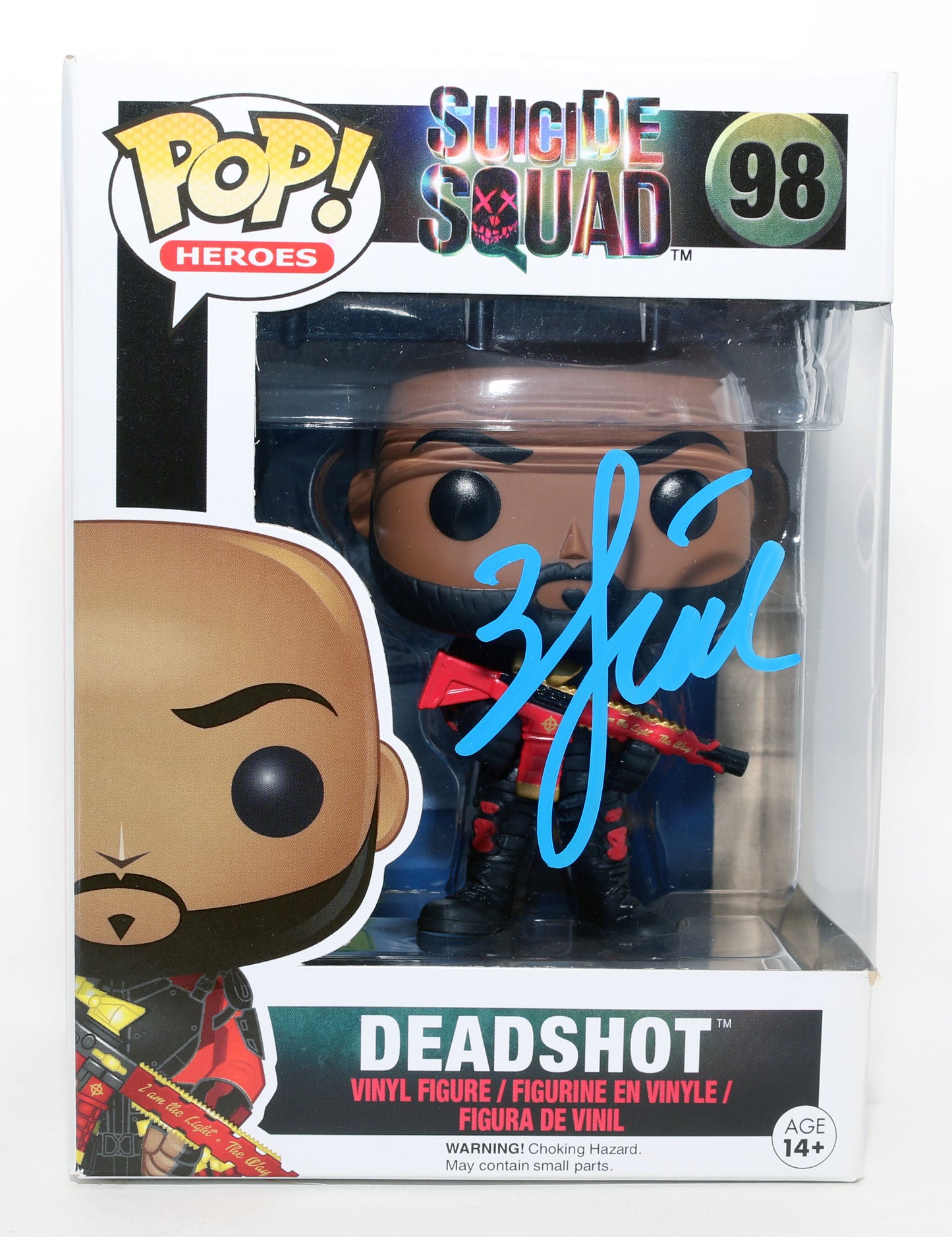 
                  
                    Will Smith as Deadshot in Suicide Squad Signed Funko POP! #98
                  
                
