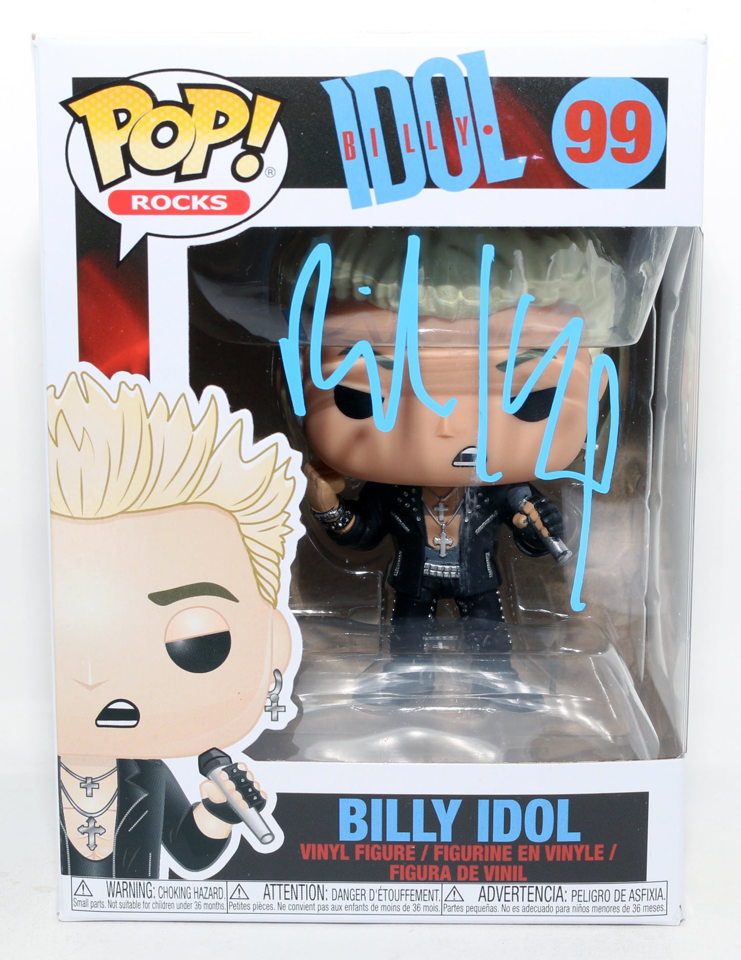 
                  
                    Billy Idol Singer, Songwriter, & Musician Signed Funko POP! #99
                  
                