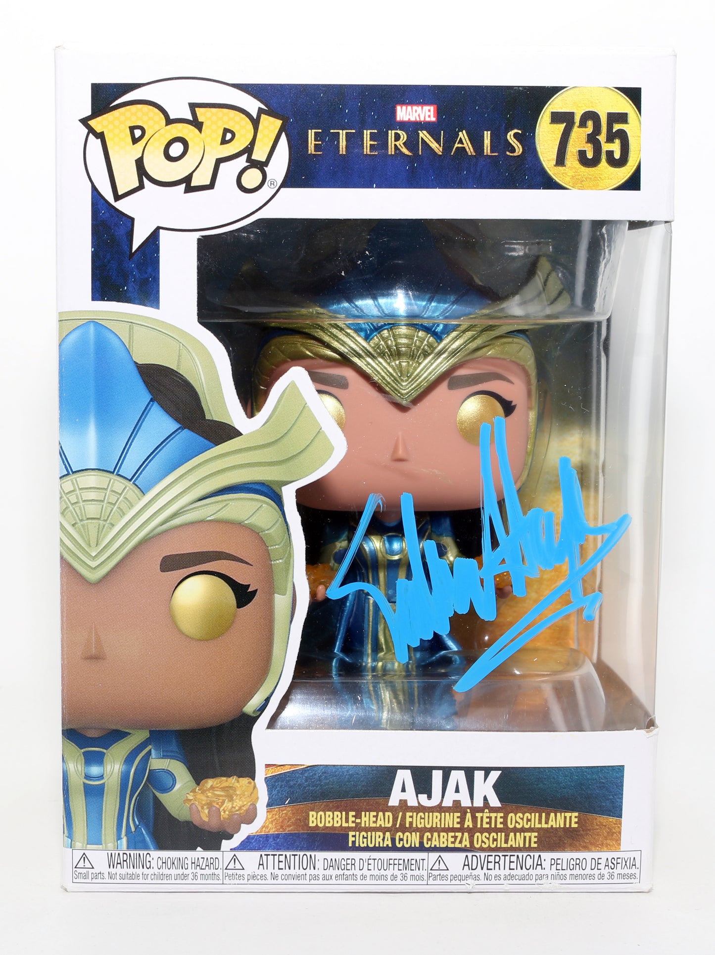 
                  
                    Salma Hayek as Ajak in Eternals Signed Funko POP! #735
                  
                