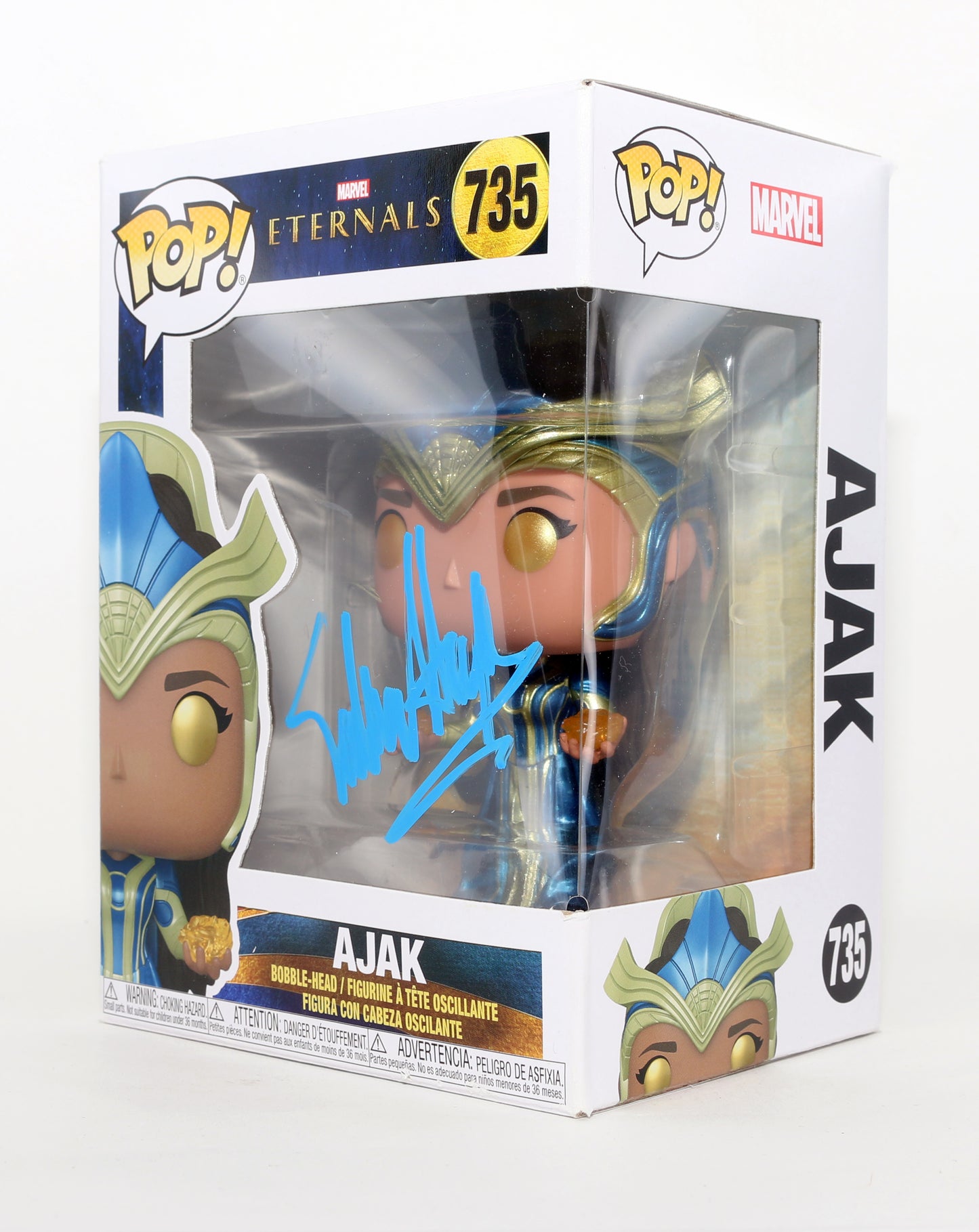 
                  
                    Salma Hayek as Ajak in Eternals Signed Funko POP! #735
                  
                