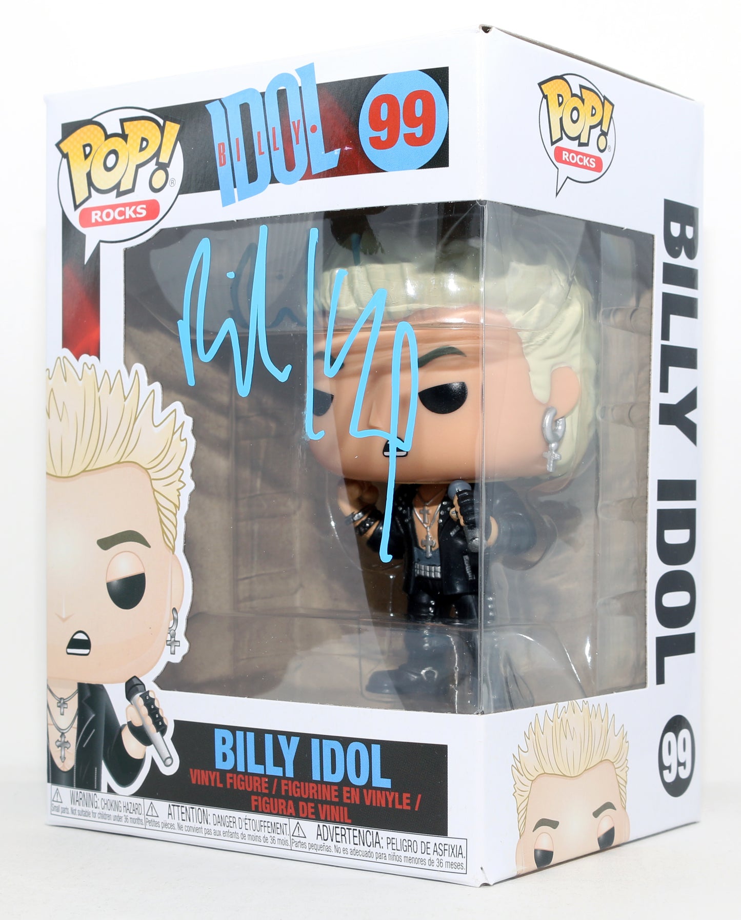 
                  
                    Billy Idol Singer, Songwriter, & Musician Signed Funko POP! #99
                  
                